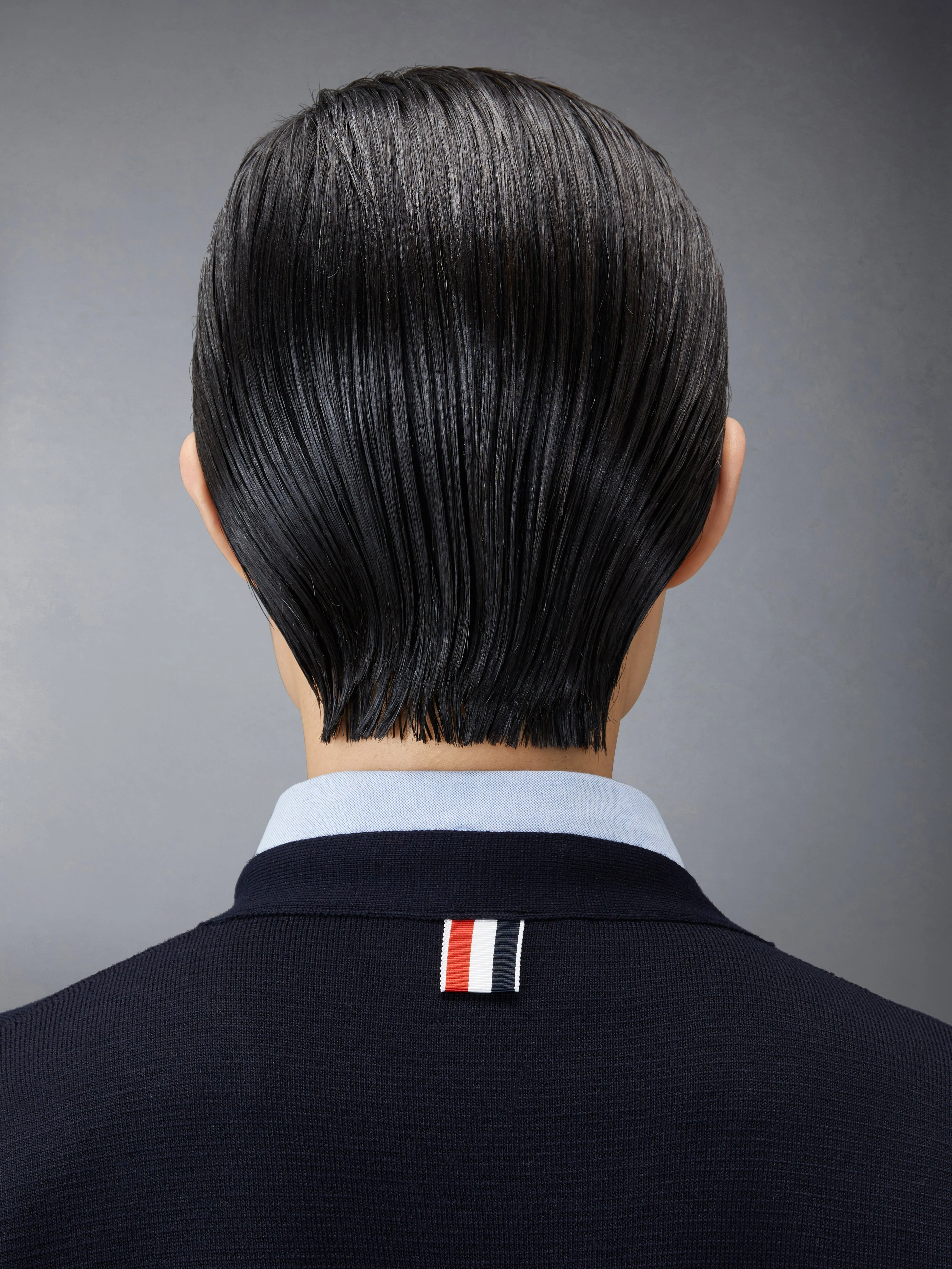 WOOL LONG V-NECK CARDIGAN sold by Thom Browne product image thumbnail 5