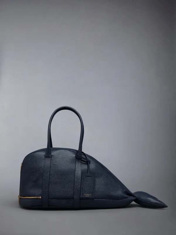 Whale Bag in Pebble Grain made by Thom Browne