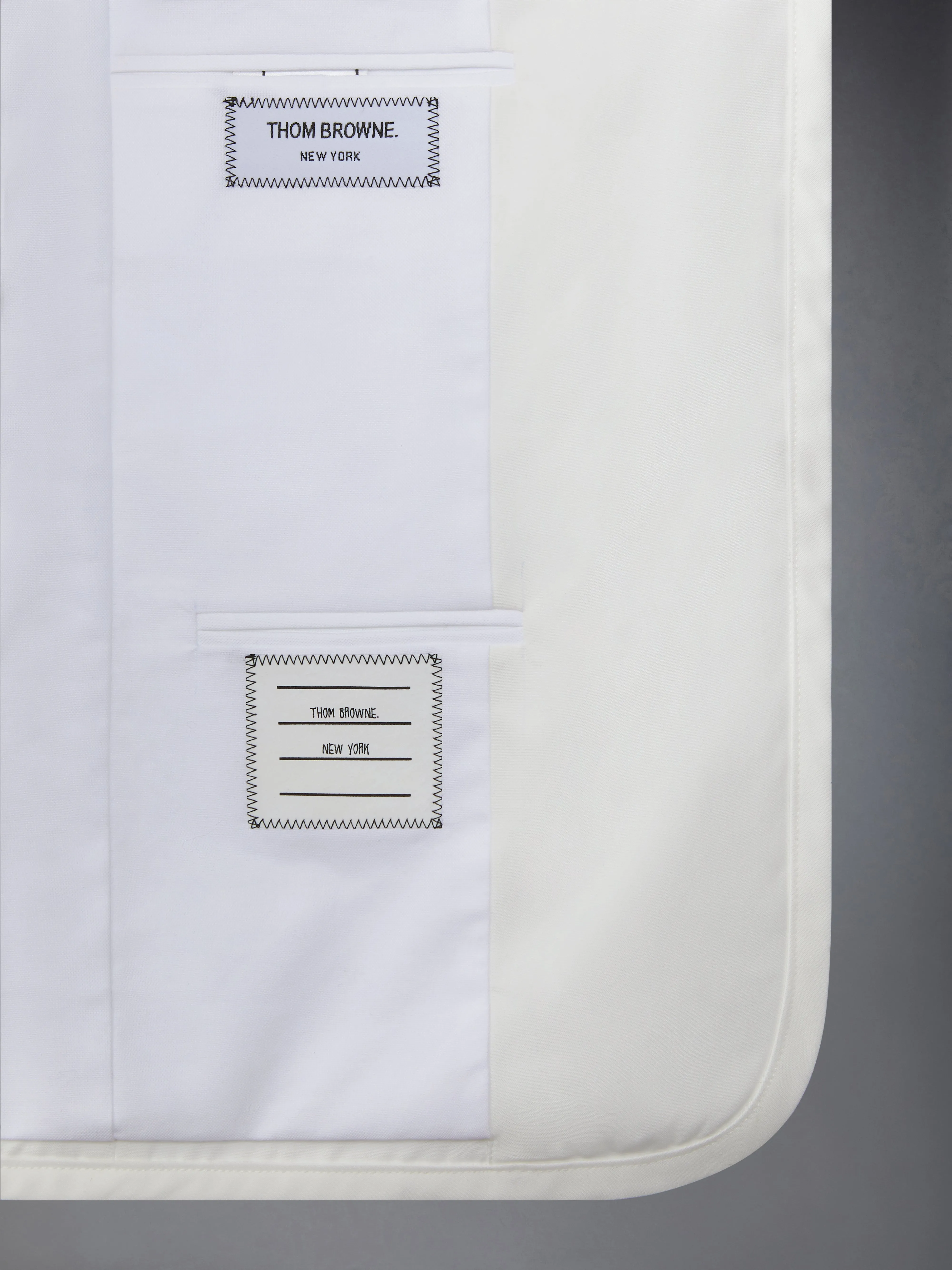 TYPEWRITER SELF ARMBAND AND FLAG PATCH CLASSIC SPORT COAT sold by Thom Browne product image thumbnail 5