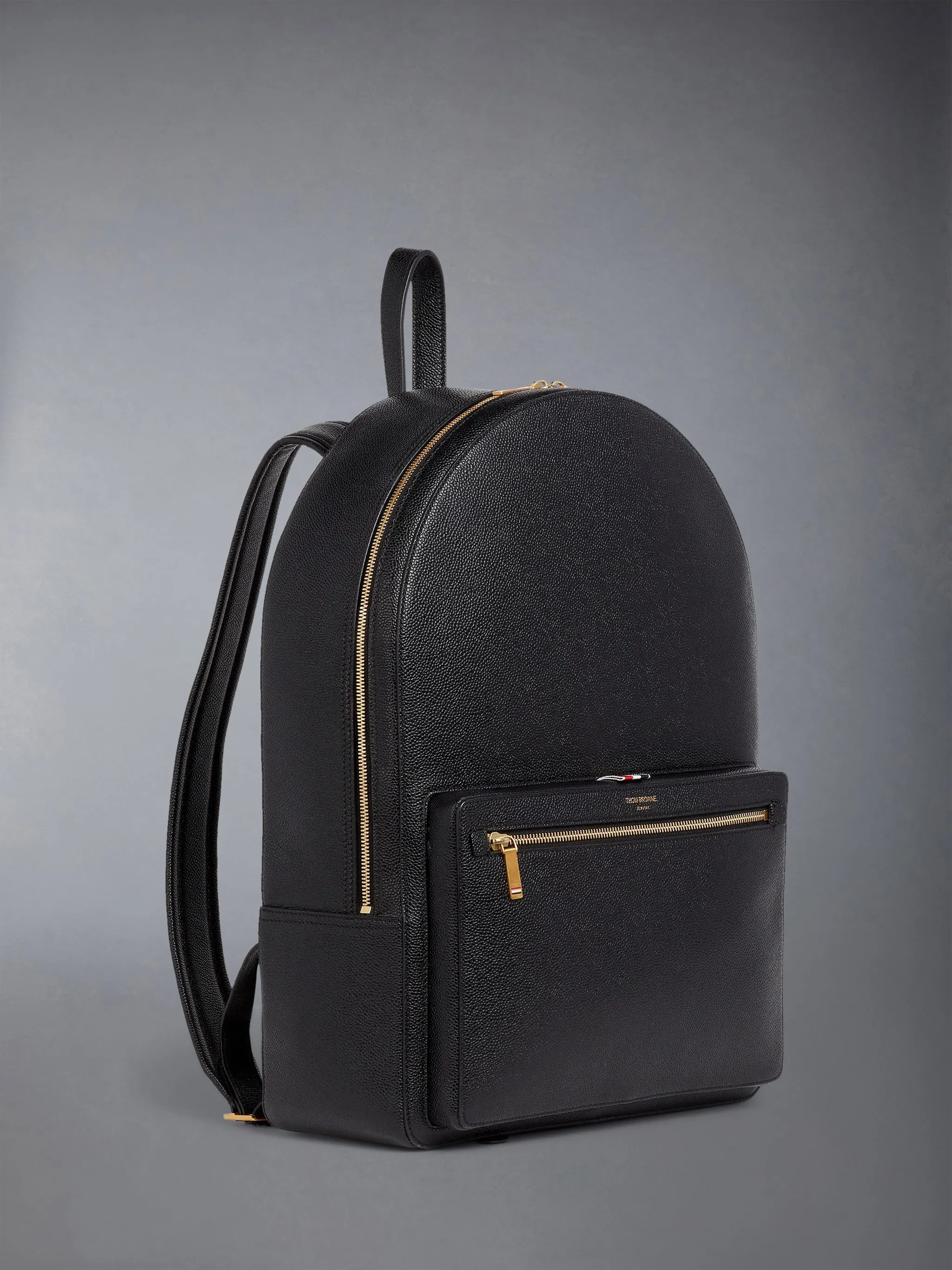PEBBLE GRAIN STRUCTURED BACKPACK sold by Thom Browne product image thumbnail 3
