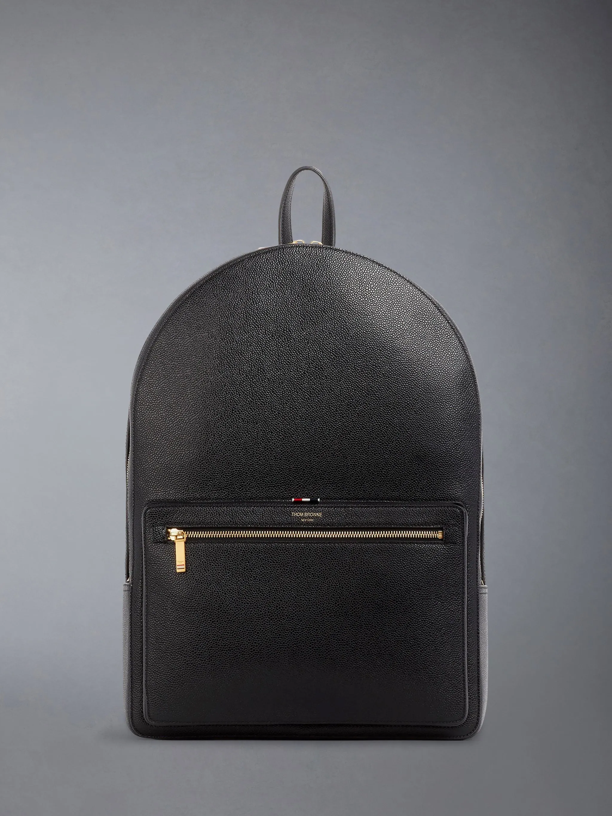 PEBBLE GRAIN STRUCTURED BACKPACK sold by Thom Browne