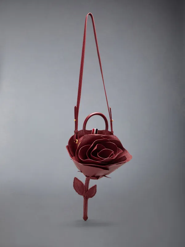 PEBBLE GRAIN ROSE SMALL CROSSBODY BAG made by Thom Browne