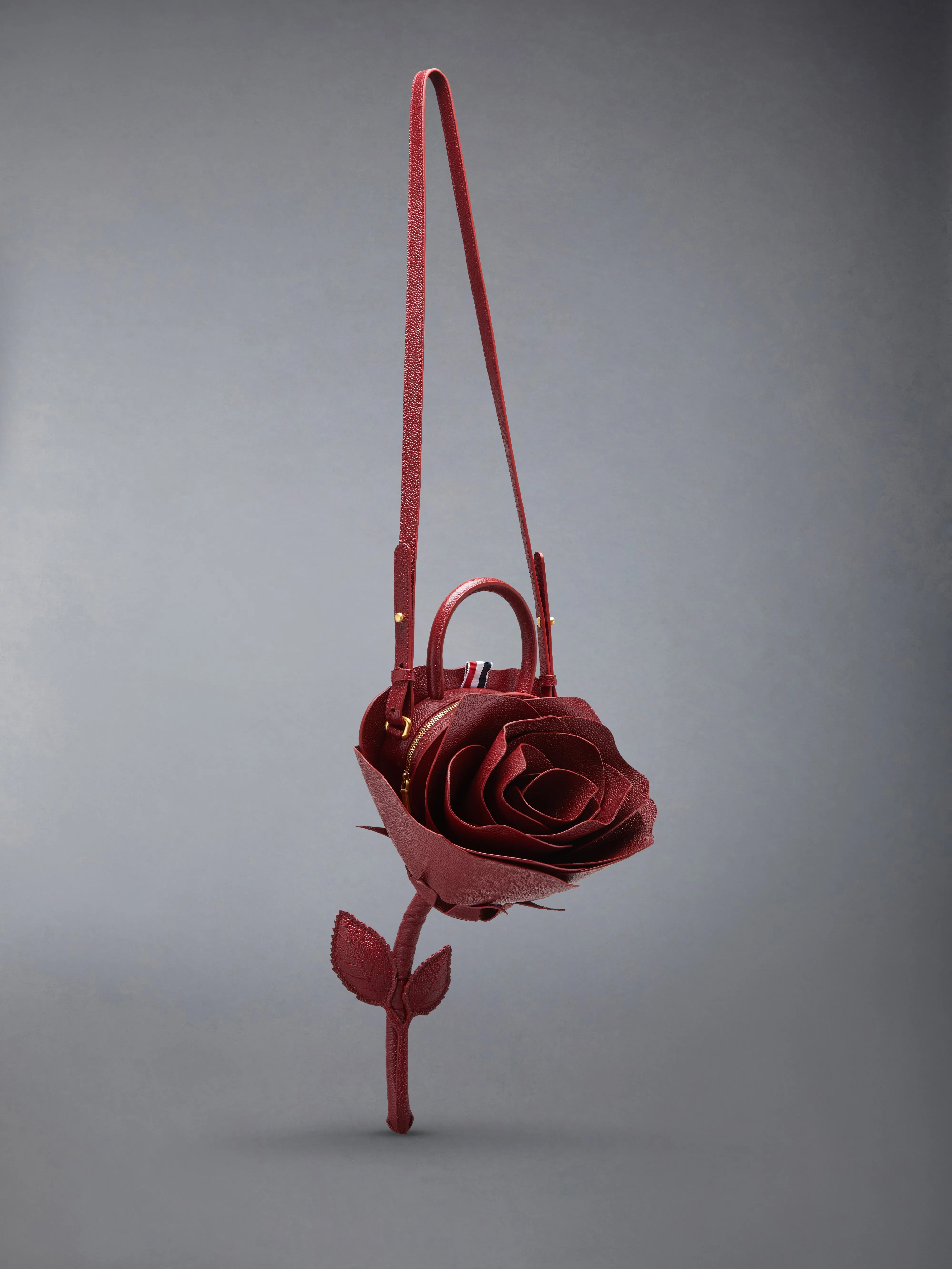 PEBBLE GRAIN ROSE SMALL CROSSBODY BAG sold by Thom Browne product image thumbnail 2