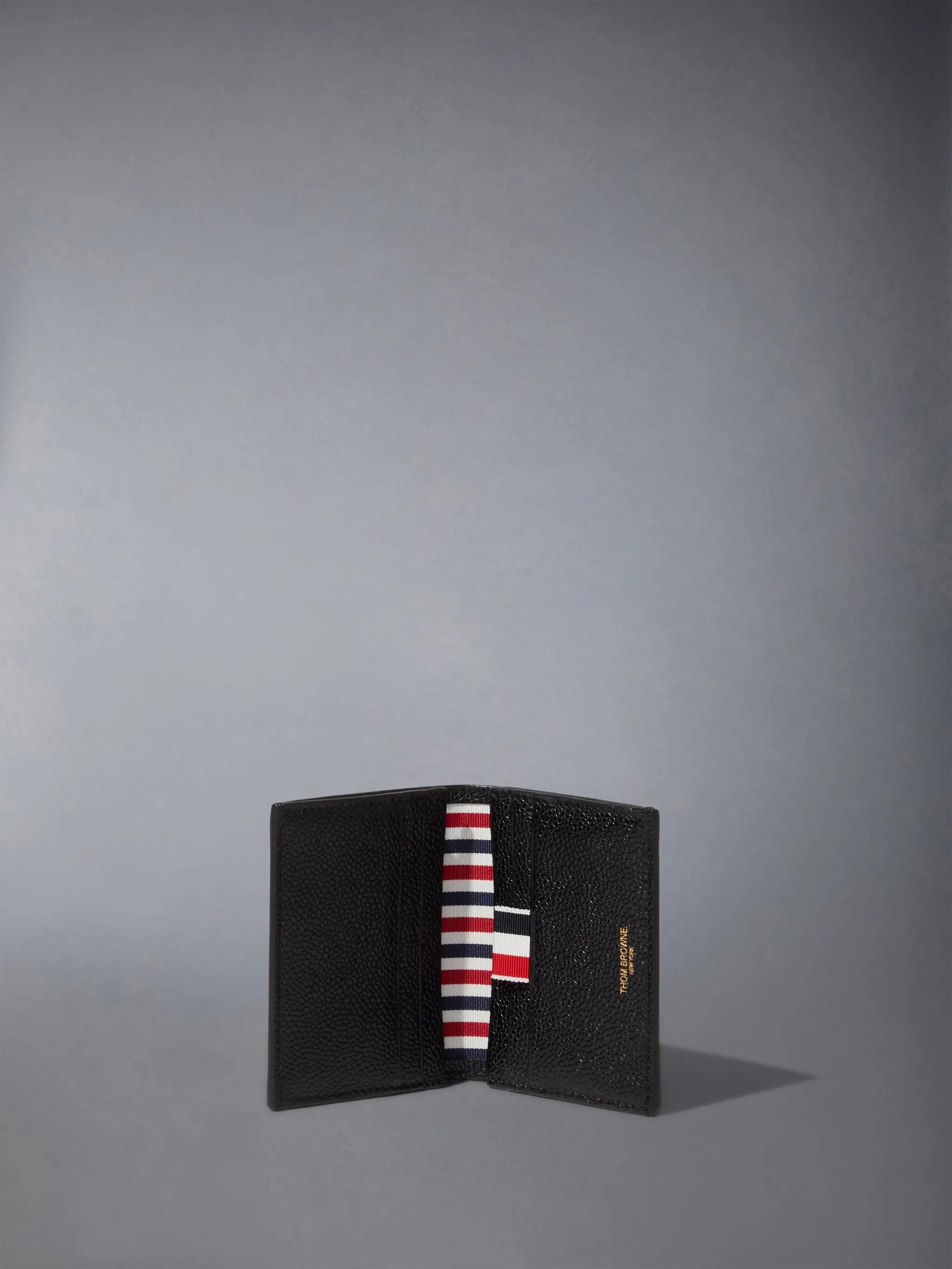 PEBBLE GRAIN DOUBLE CARD HOLDER sold by Thom Browne product image thumbnail 4