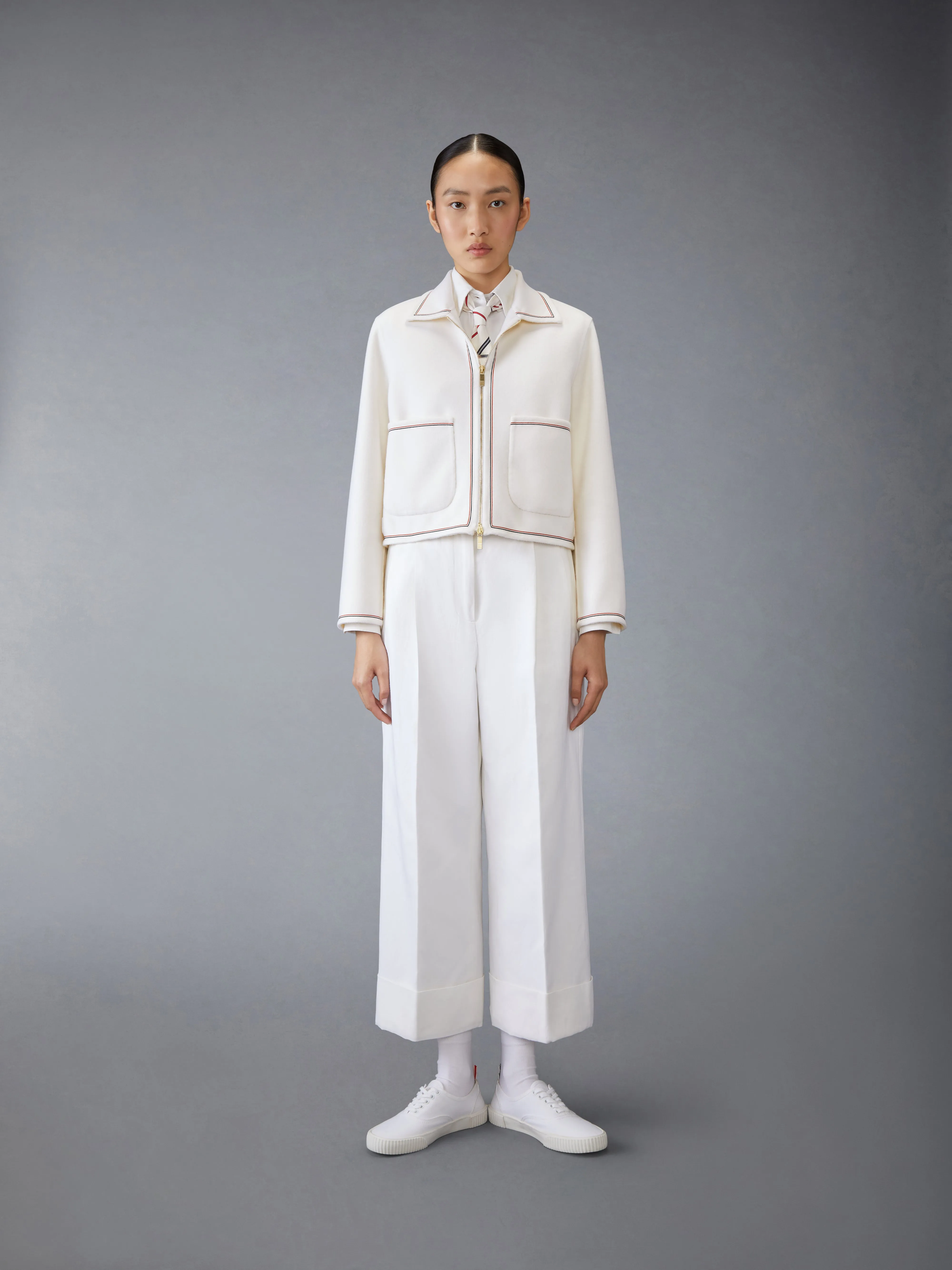 CASHMERE GOLF JACKET sold by Thom Browne product image thumbnail 3