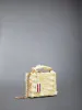 TWILL POUF TWEED WOVEN ATTACHE CASE sold by Thom Browne