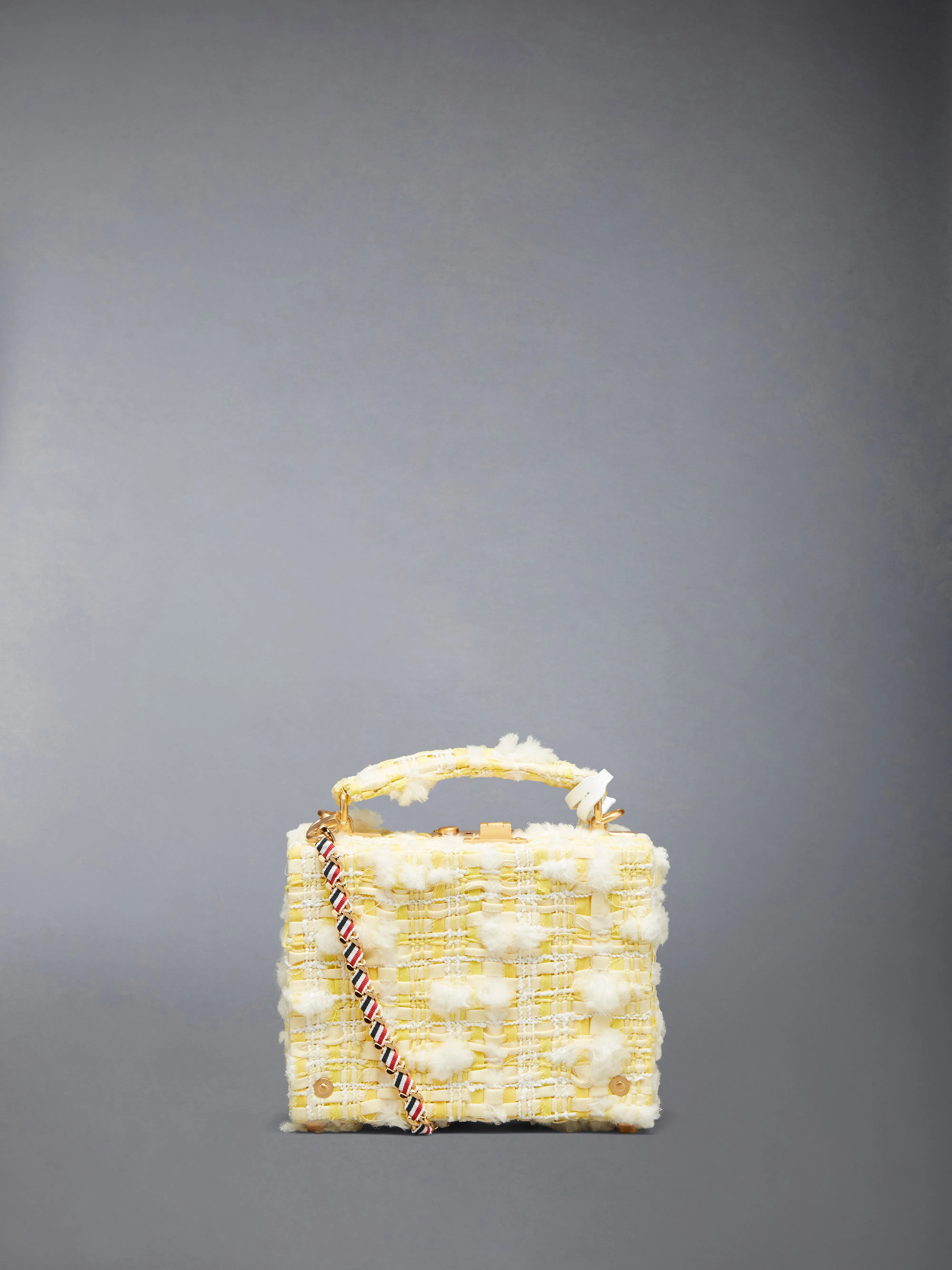 TWILL POUF TWEED WOVEN ATTACHE CASE sold by Thom Browne product image thumbnail 3