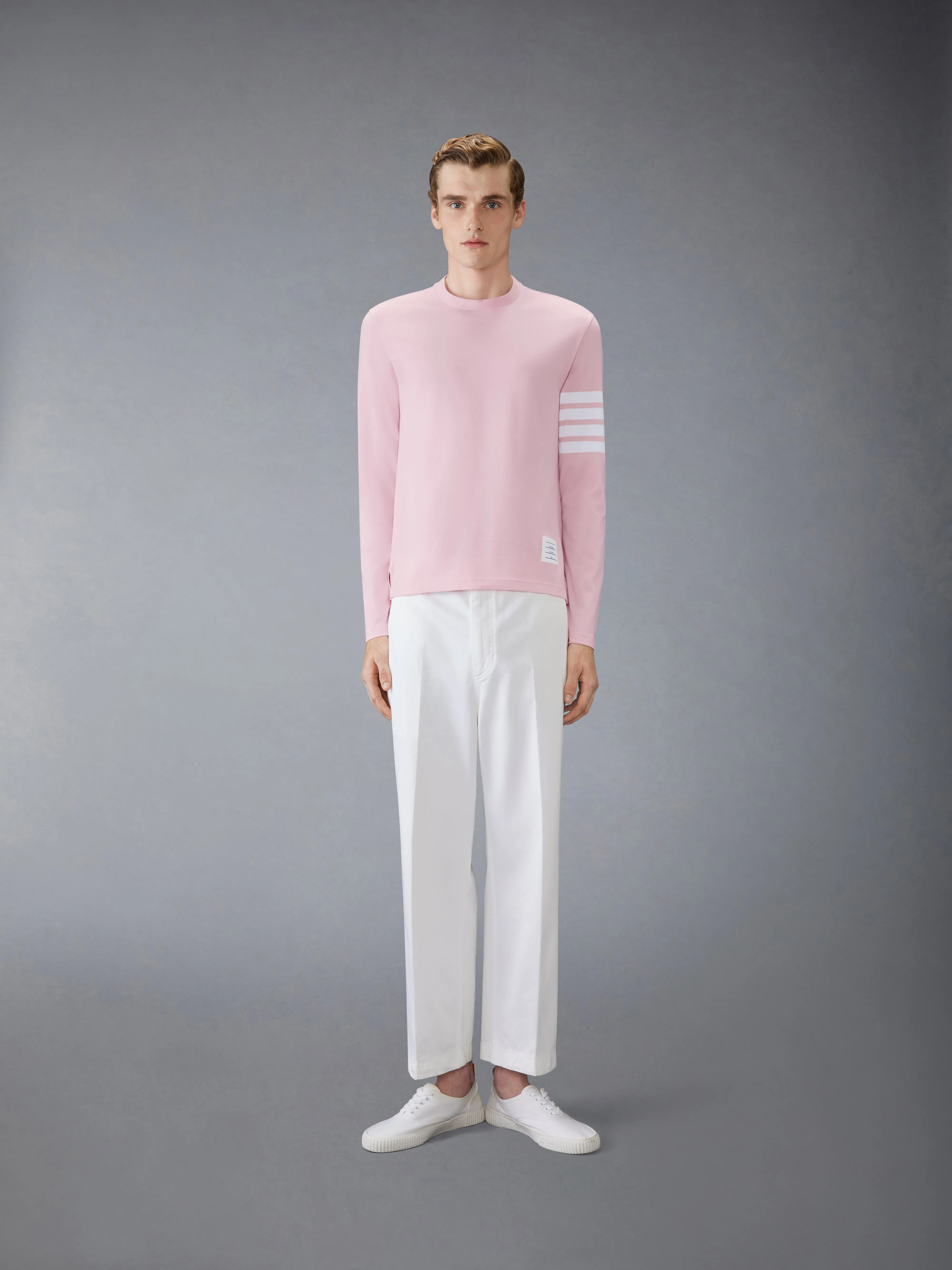 Jersey 4-Bar Tee sold by Thom Browne product image thumbnail 3