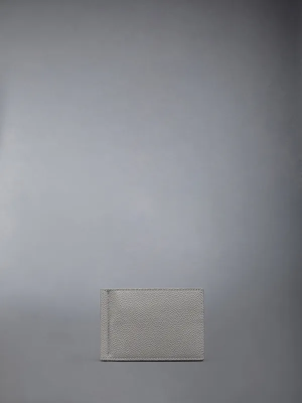 PEBBLE GRAIN MONEY CLIP WALLET sold by Thom Browne