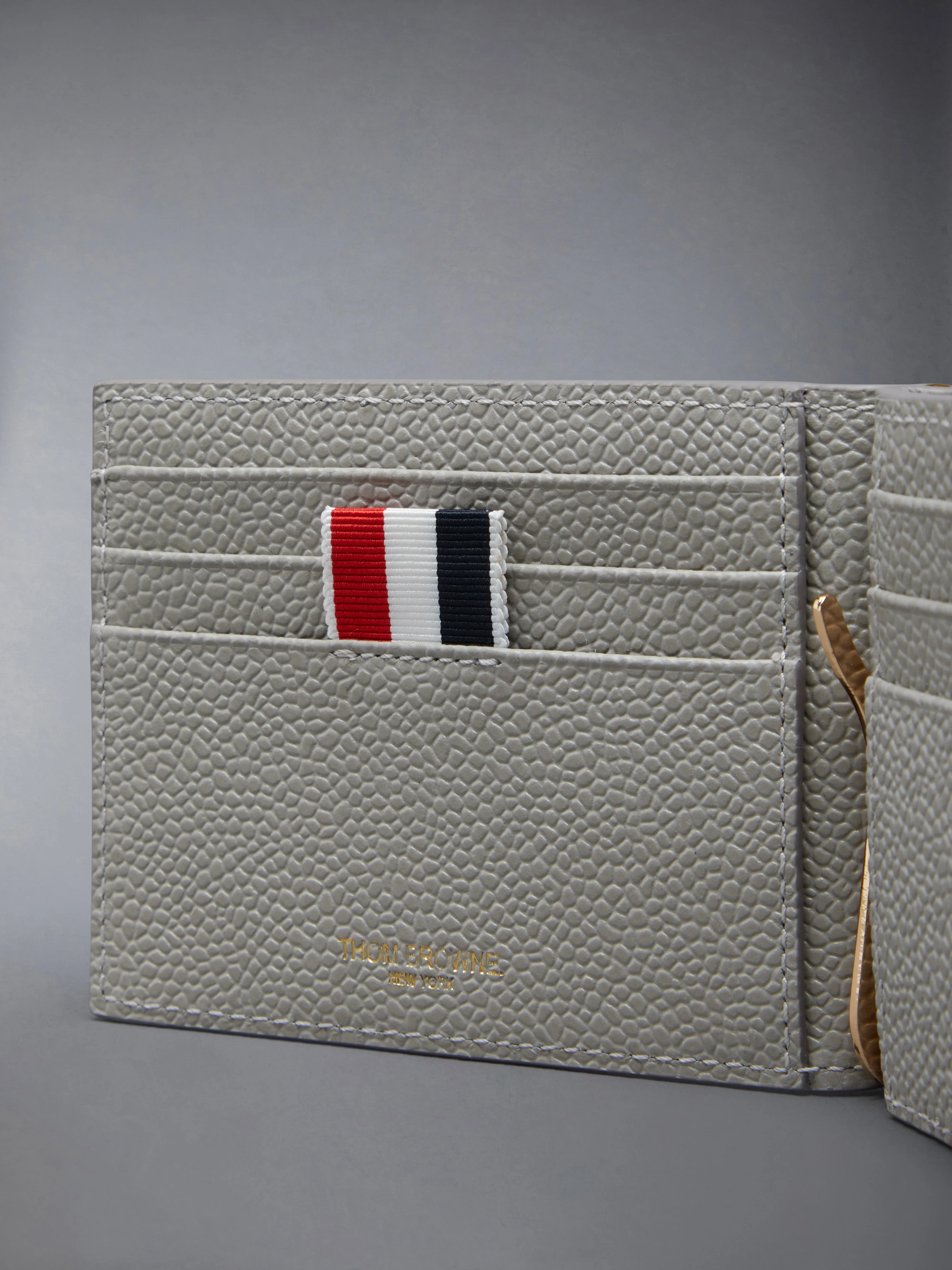 PEBBLE GRAIN MONEY CLIP WALLET sold by Thom Browne product image thumbnail 4