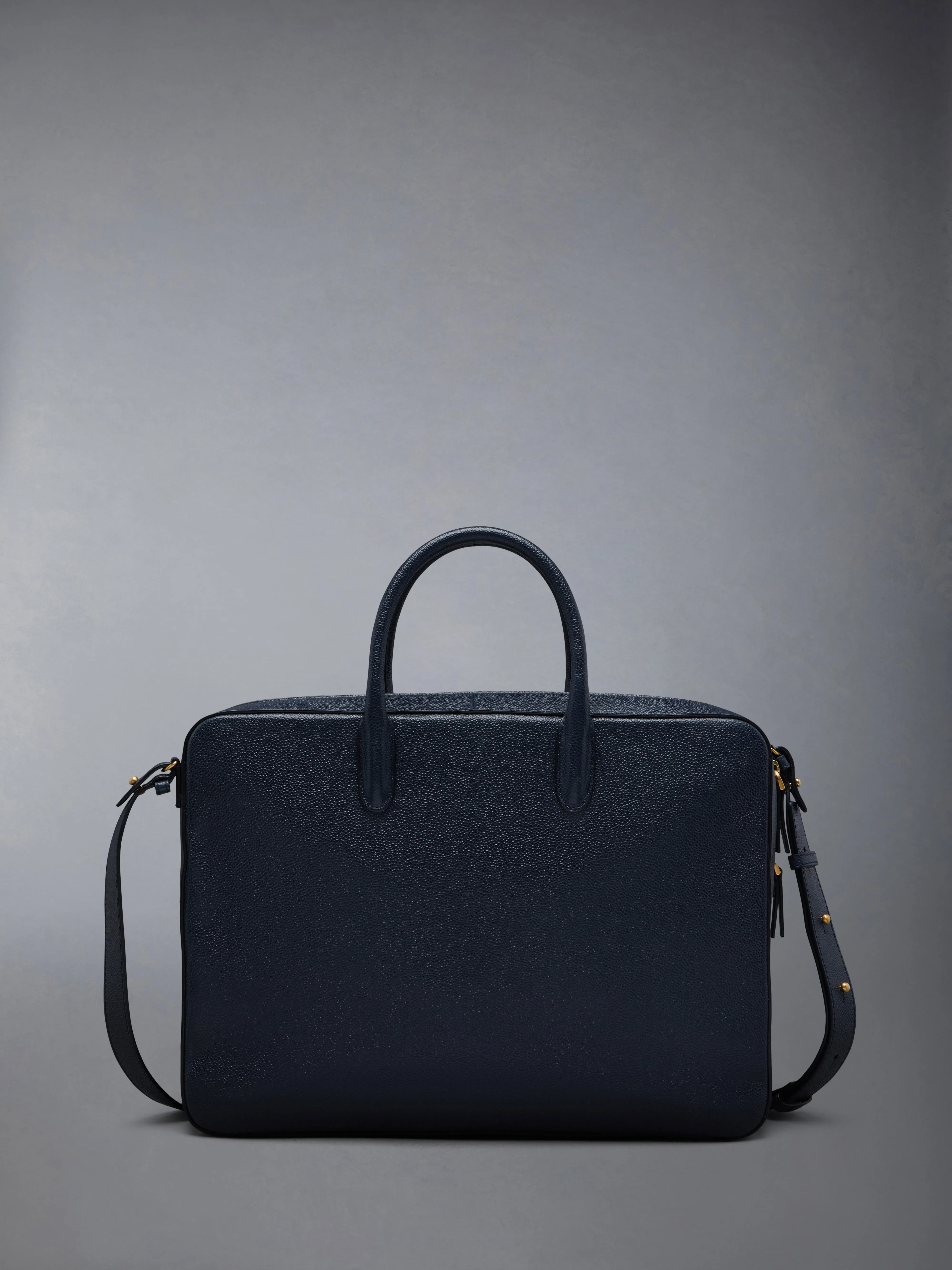 PEBBLE GRAIN LEATHER BUSINESS BAG sold by Thom Browne product image thumbnail 3
