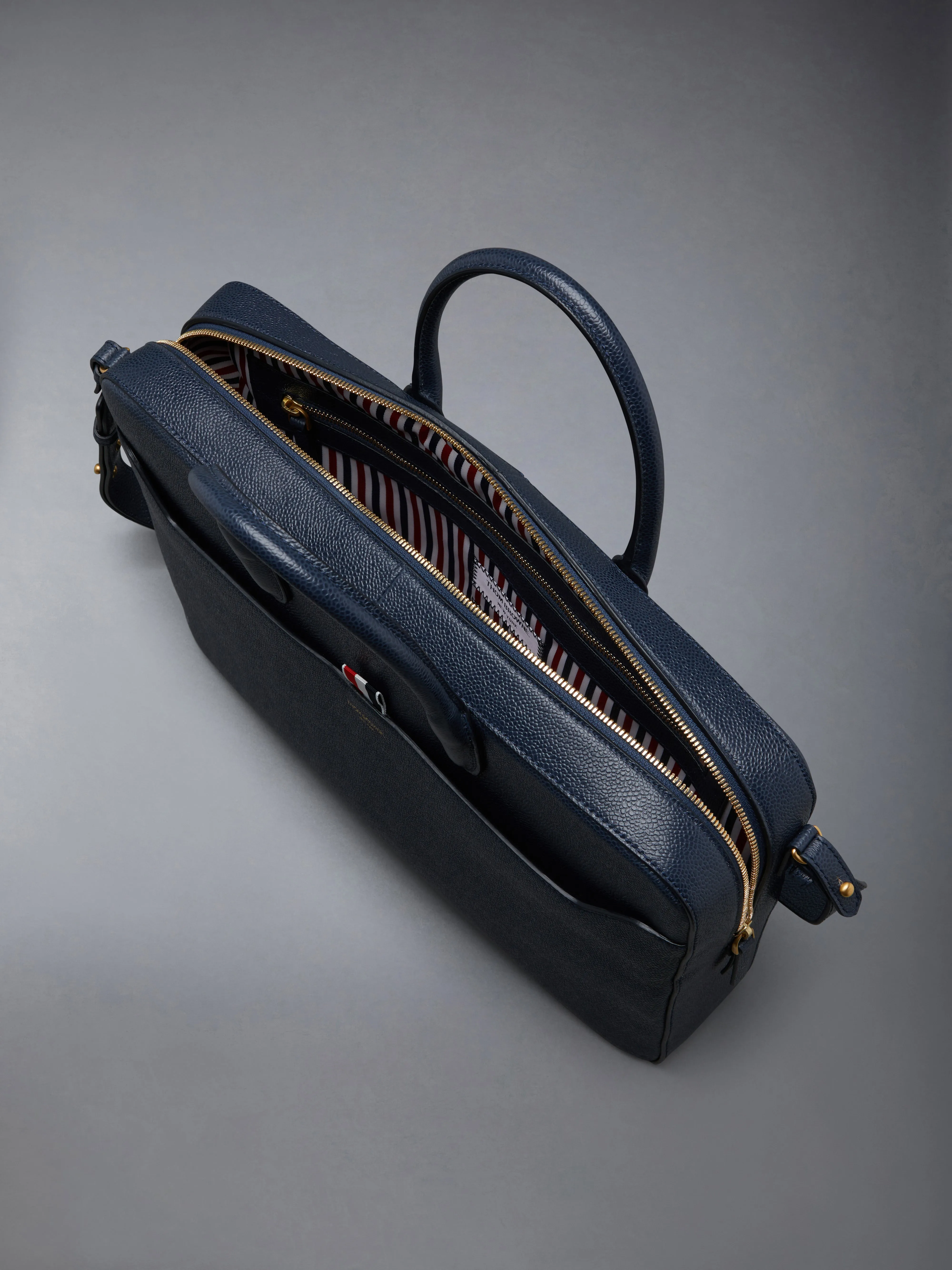 PEBBLE GRAIN LEATHER BUSINESS BAG sold by Thom Browne product image thumbnail 5