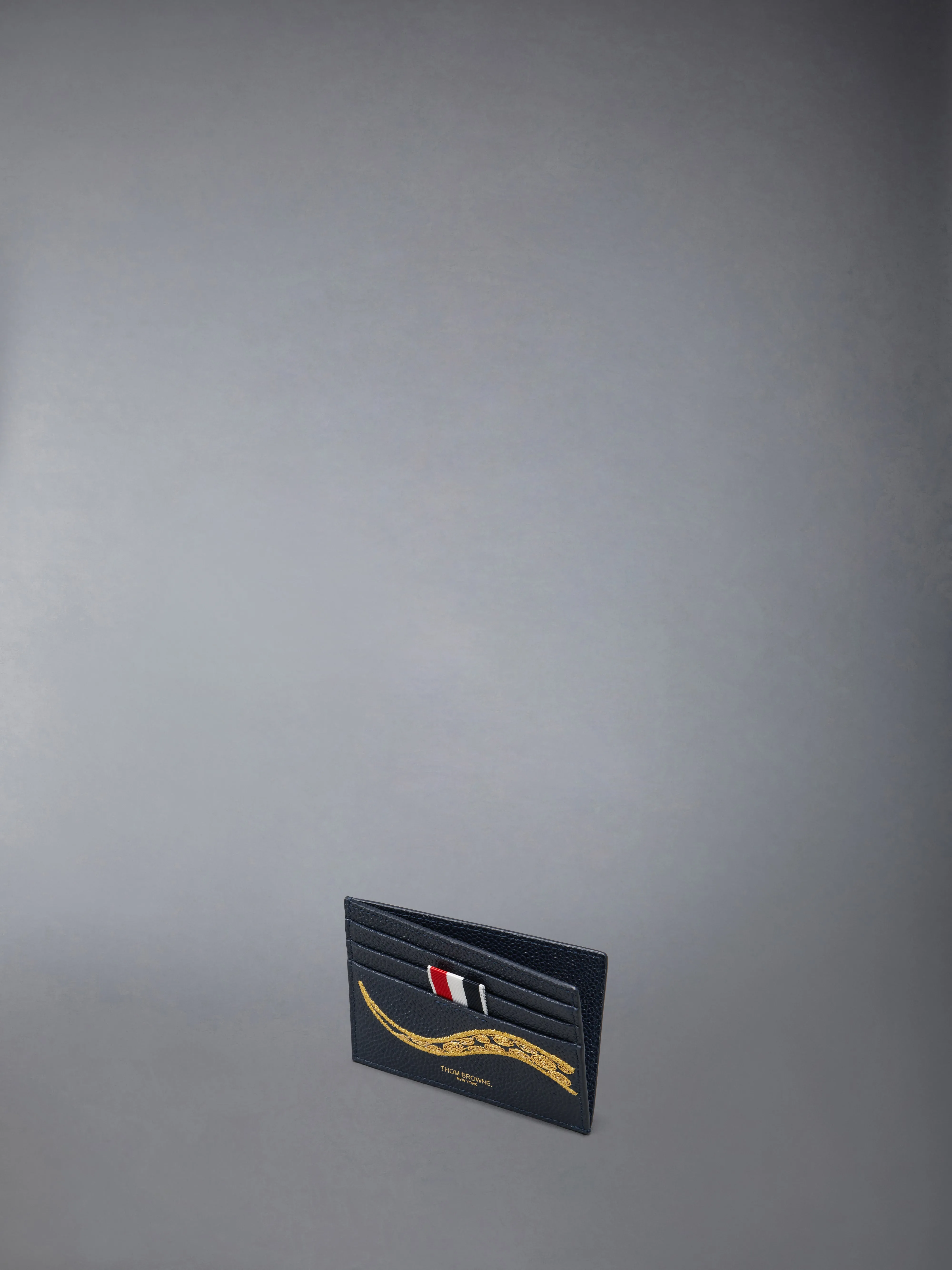 LUNAR NEW YEAR PEBBLE GRAIN SINGLE CARD HOLDER sold by Thom Browne product image thumbnail 3