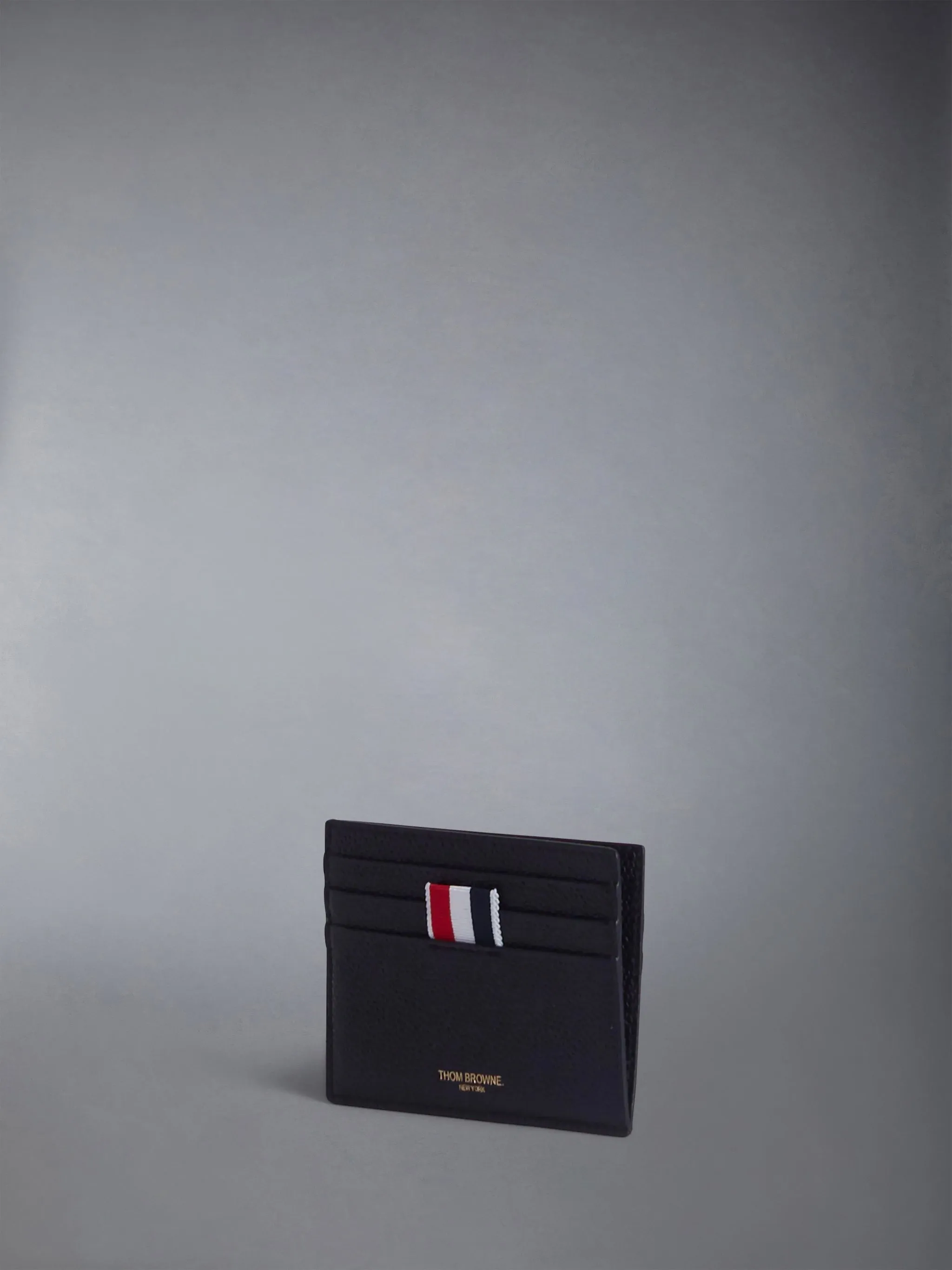 PEBBLE GRAIN NOTE COMPARTMENT CARD HOLDER sold by Thom Browne product image thumbnail 2