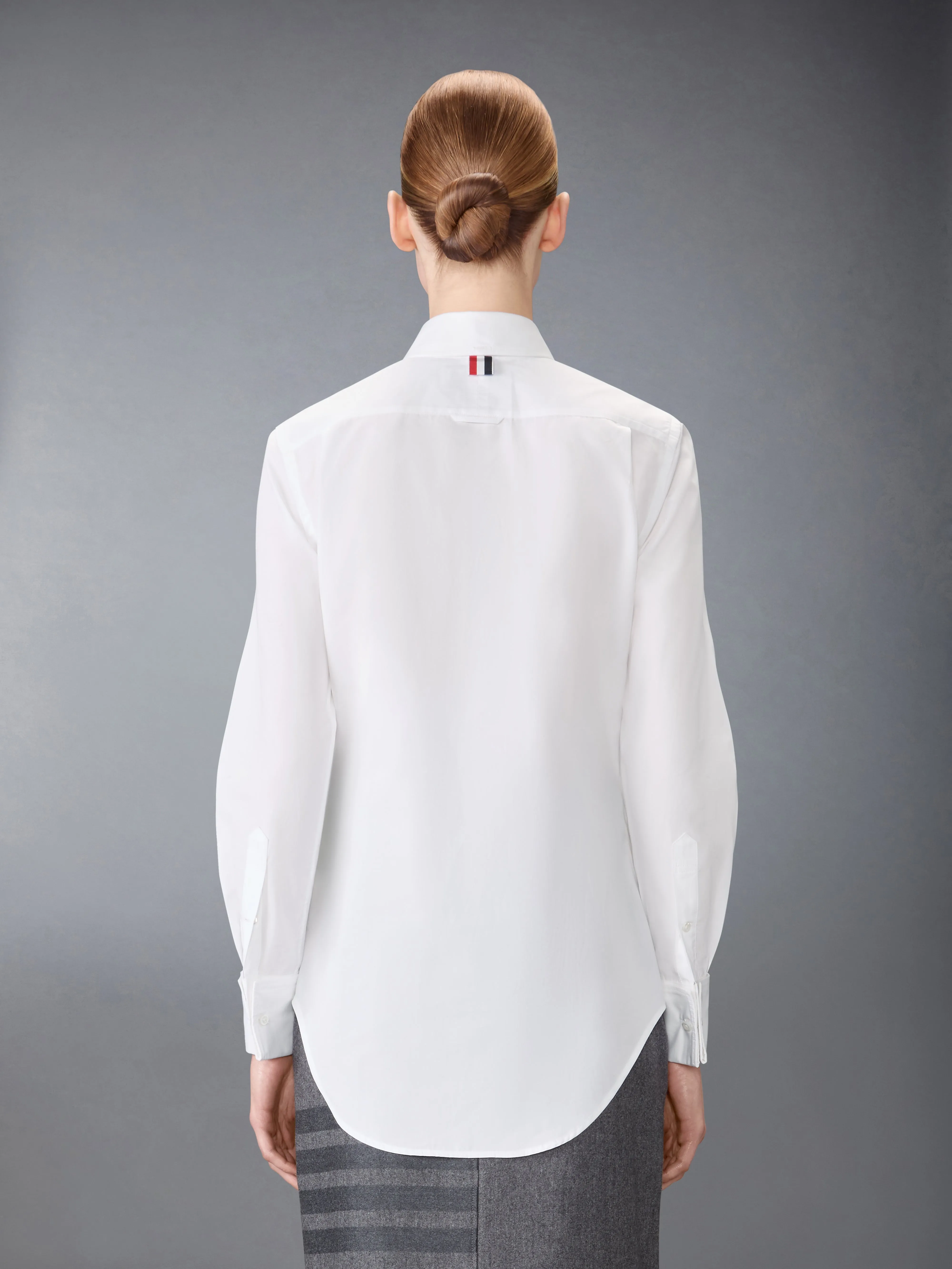 SOLID POPLIN FRENCH CUFF SHIRT sold by Thom Browne product image thumbnail 3