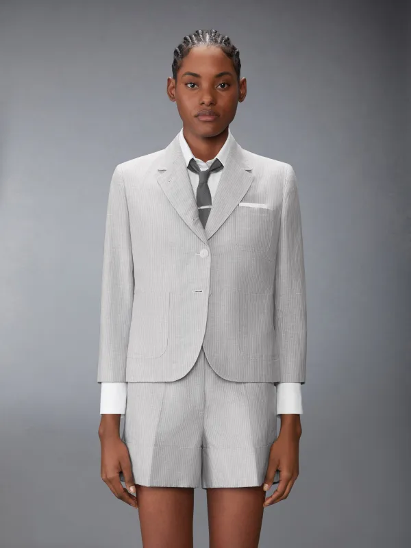 TONAL UNIVERSITY STRIPE SACK SPORTCOAT sold by Thom Browne