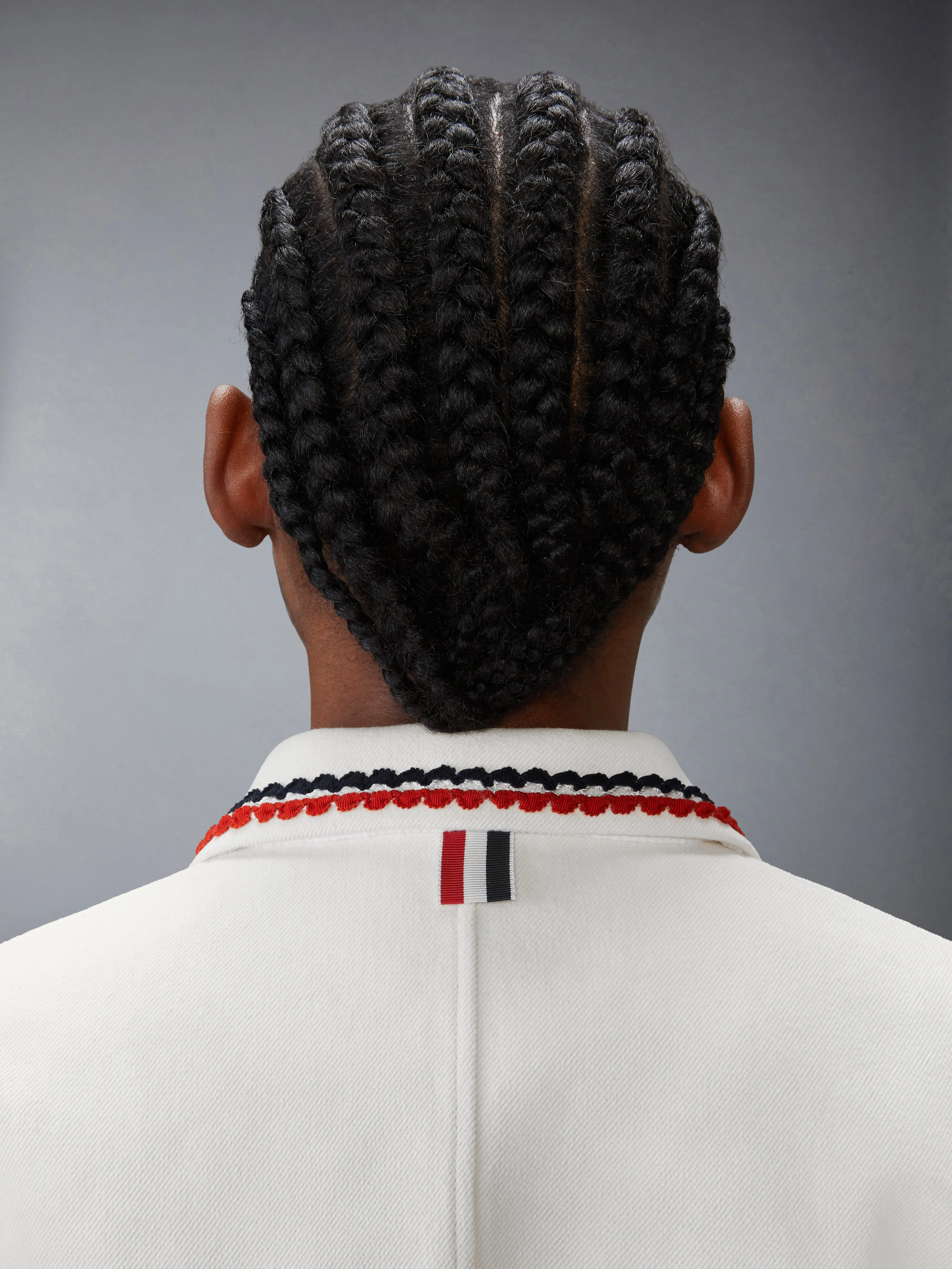 SELVEDGE DENIM CROPPED SACK SPORTCOAT sold by Thom Browne product image thumbnail 5