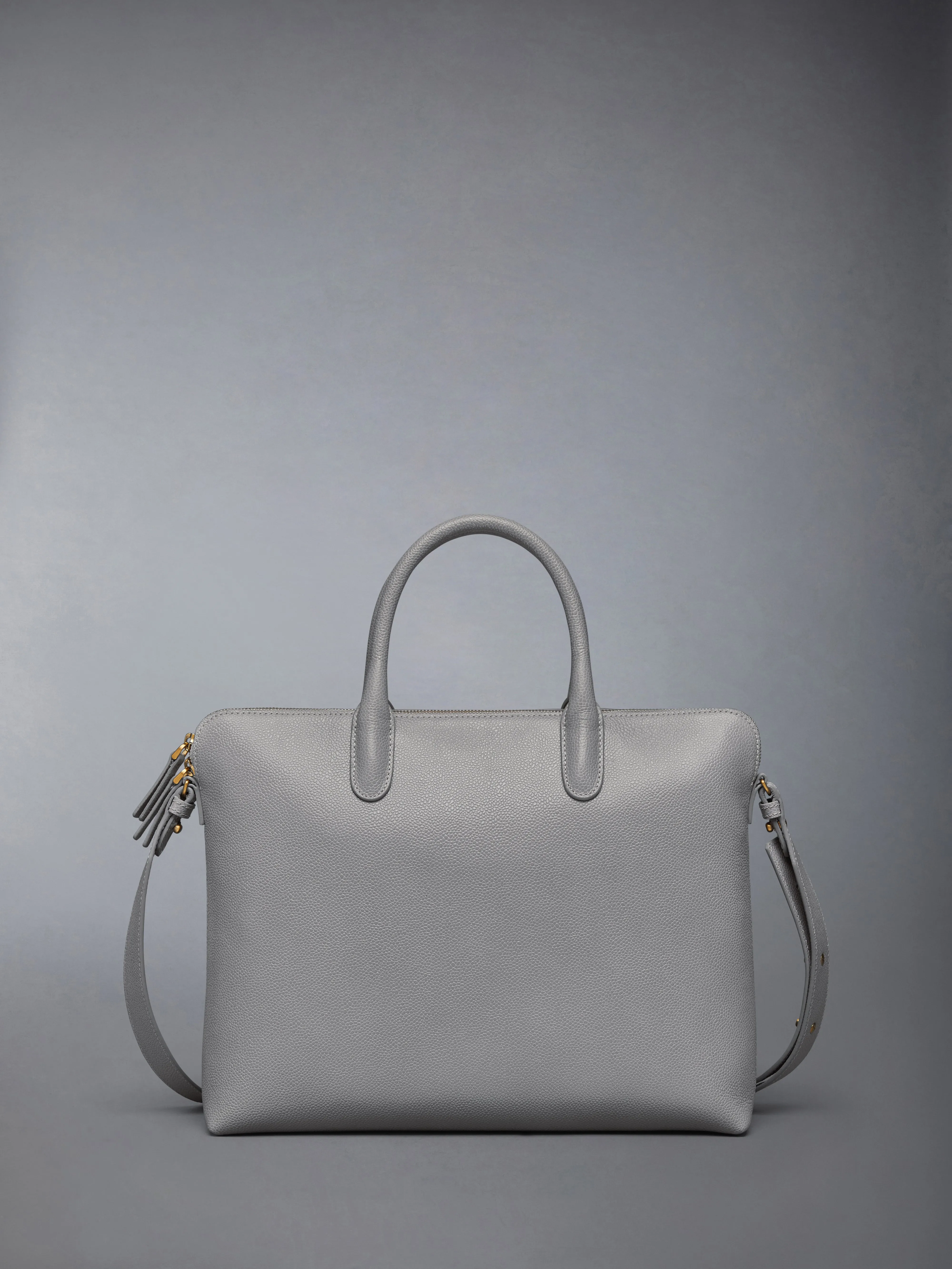 PEBBLE GRAIN SLIM BRIEFCASE sold by Thom Browne product image thumbnail 3