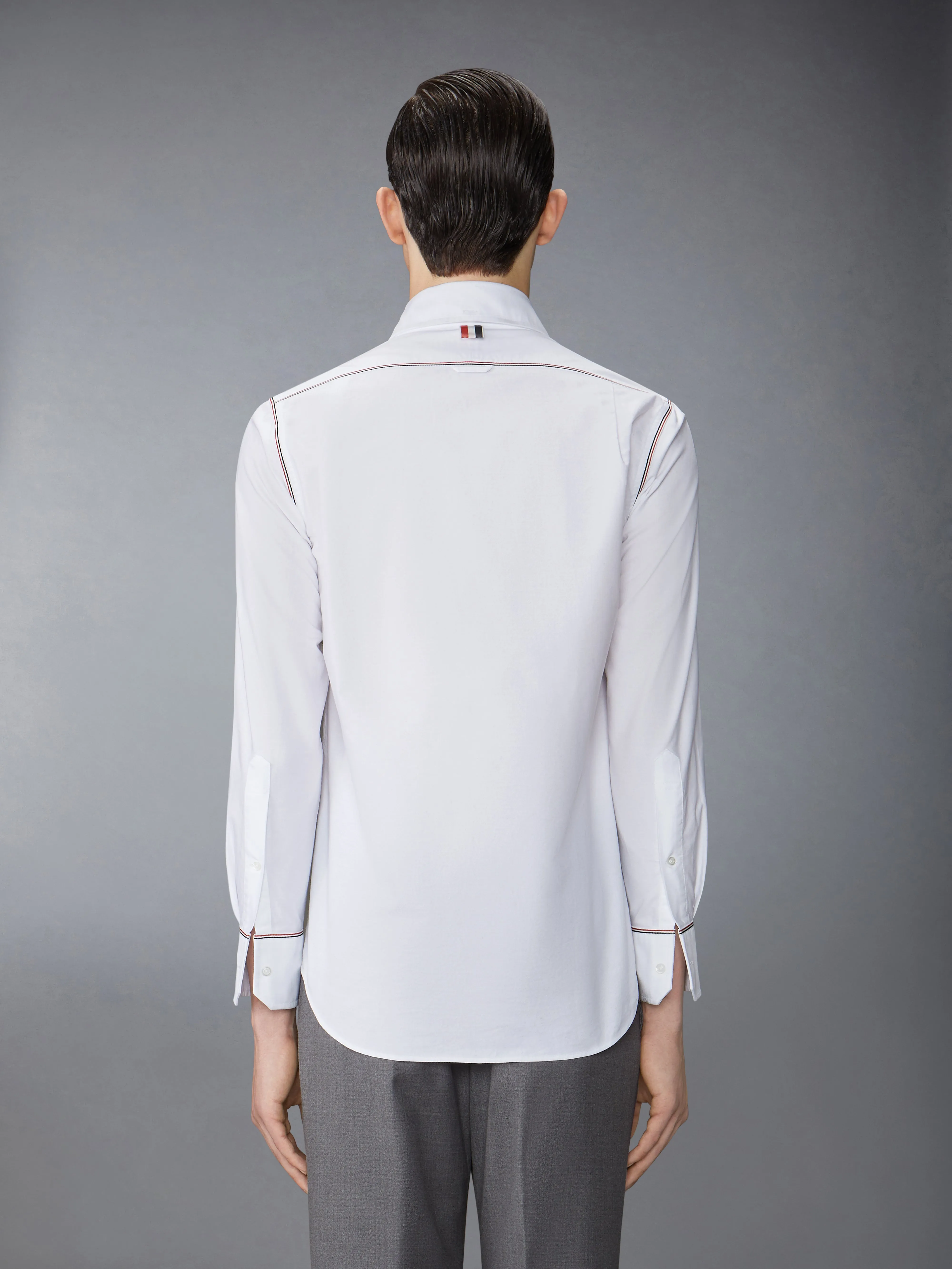 OXFORD GROSGRAIN FRAMING SHIRT sold by Thom Browne product image thumbnail 3