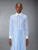AWNING STRIPED POPLIN CLASSIC LONG SLEEVE SHIRT sold by Thom Browne