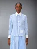 AWNING STRIPED POPLIN CLASSIC LONG SLEEVE SHIRT sold by Thom Browne