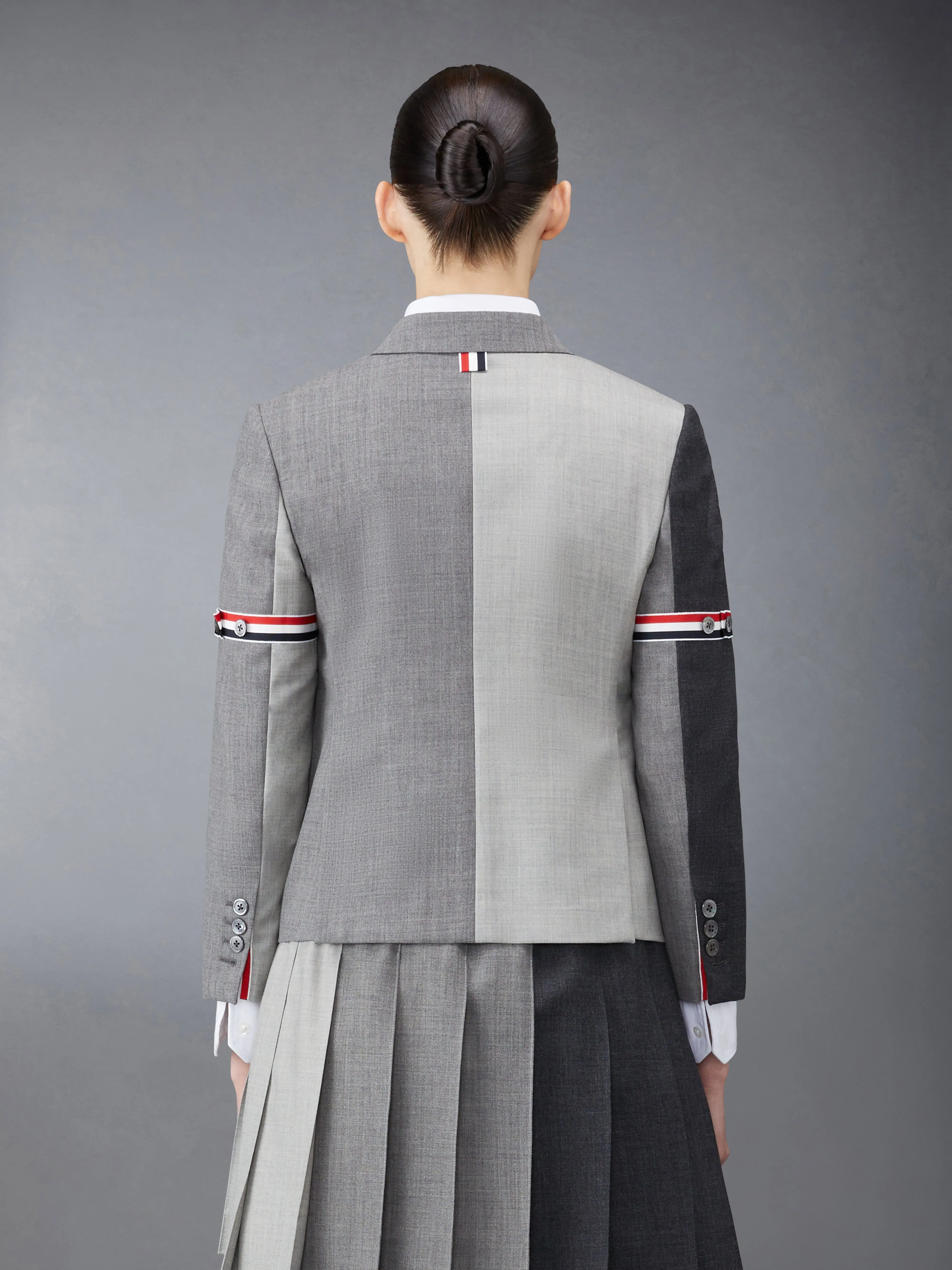 FUNMIX WOOL FRESCO SPORT COAT sold by Thom Browne product image thumbnail 2