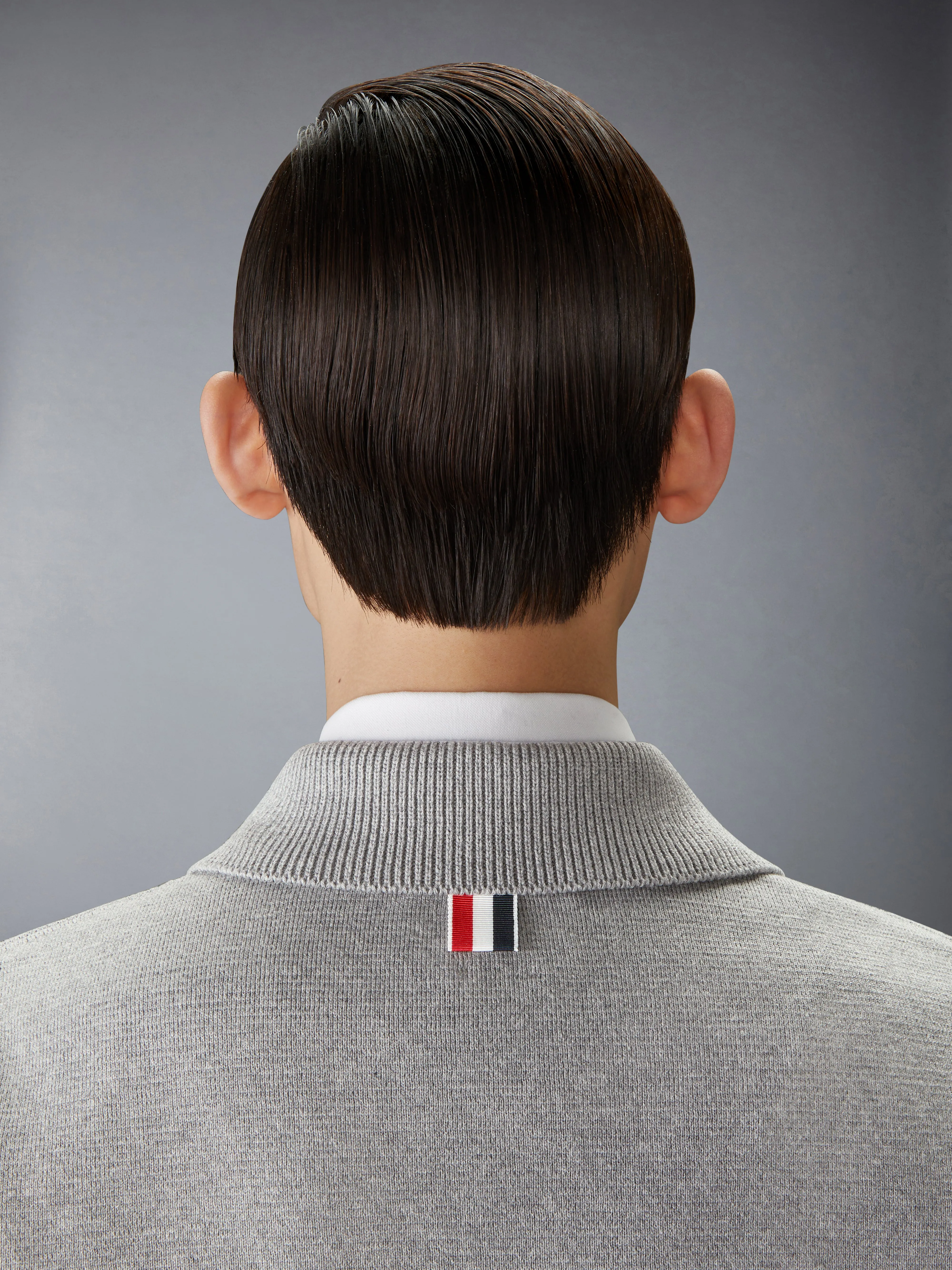 COTTON MILANO STITCH ARMBAND BOMBER JACKET sold by Thom Browne product image thumbnail 4