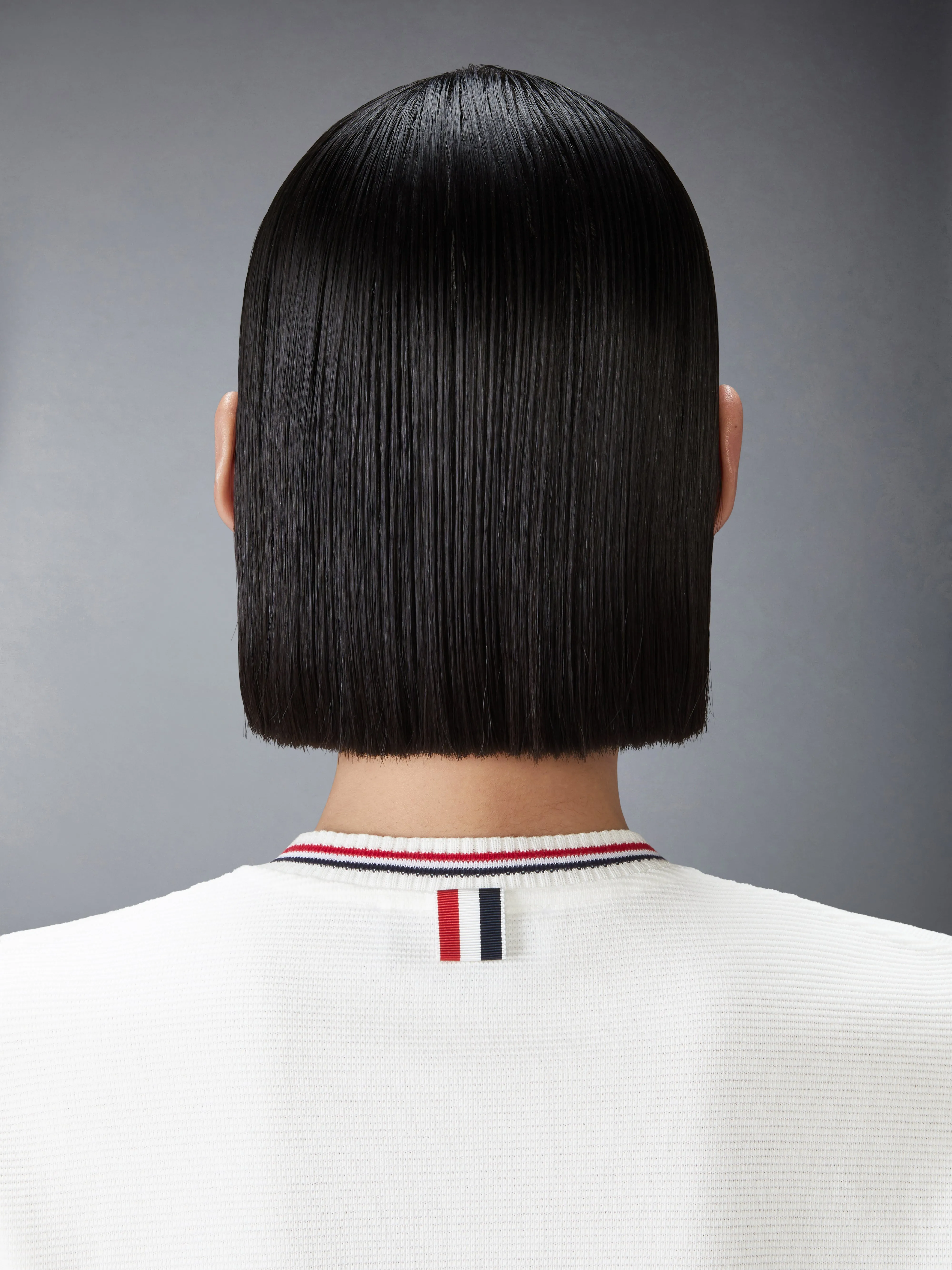 COTTON WAFFLE SHORT SLEEVE CARDIGAN sold by Thom Browne product image thumbnail 5