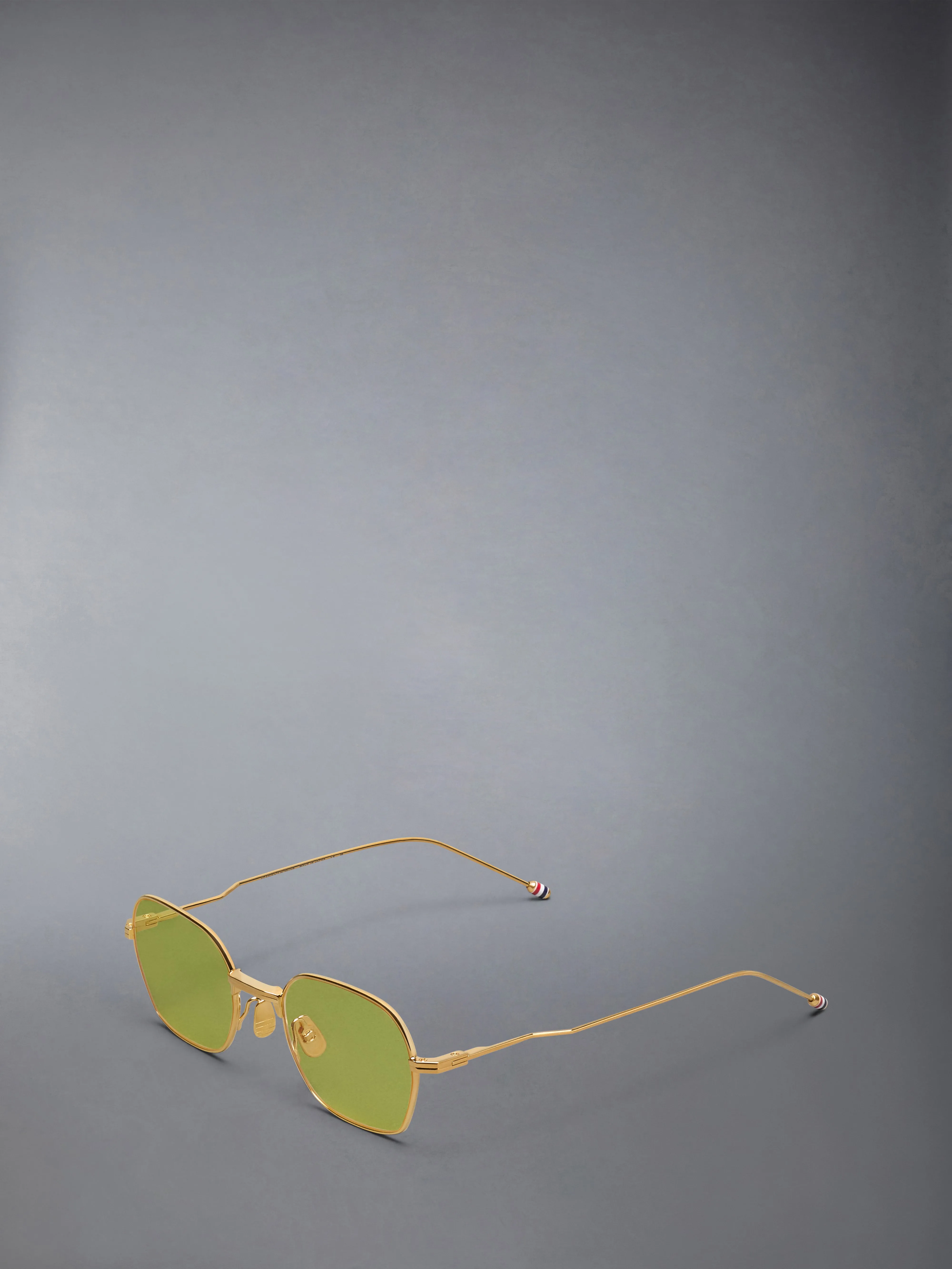 TITANIUM RECTANGULAR SUNGLASSES sold by Thom Browne product image thumbnail 2