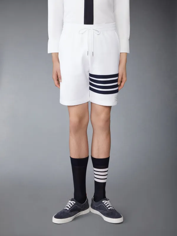 CLASSIC LOOPBACK 4-BAR SWEAT SHORTS sold by Thom Browne