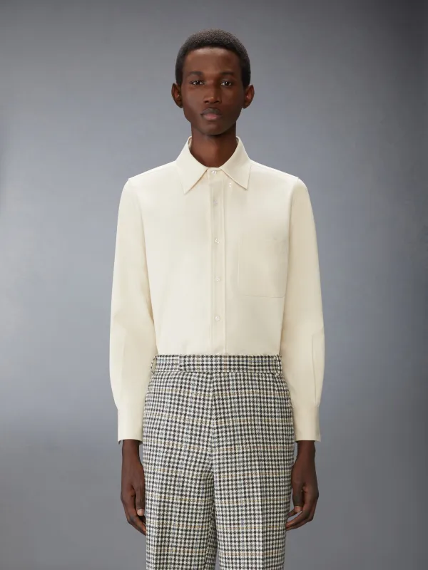 DENIM STRAIGHT FIT SHIRT sold by Thom Browne