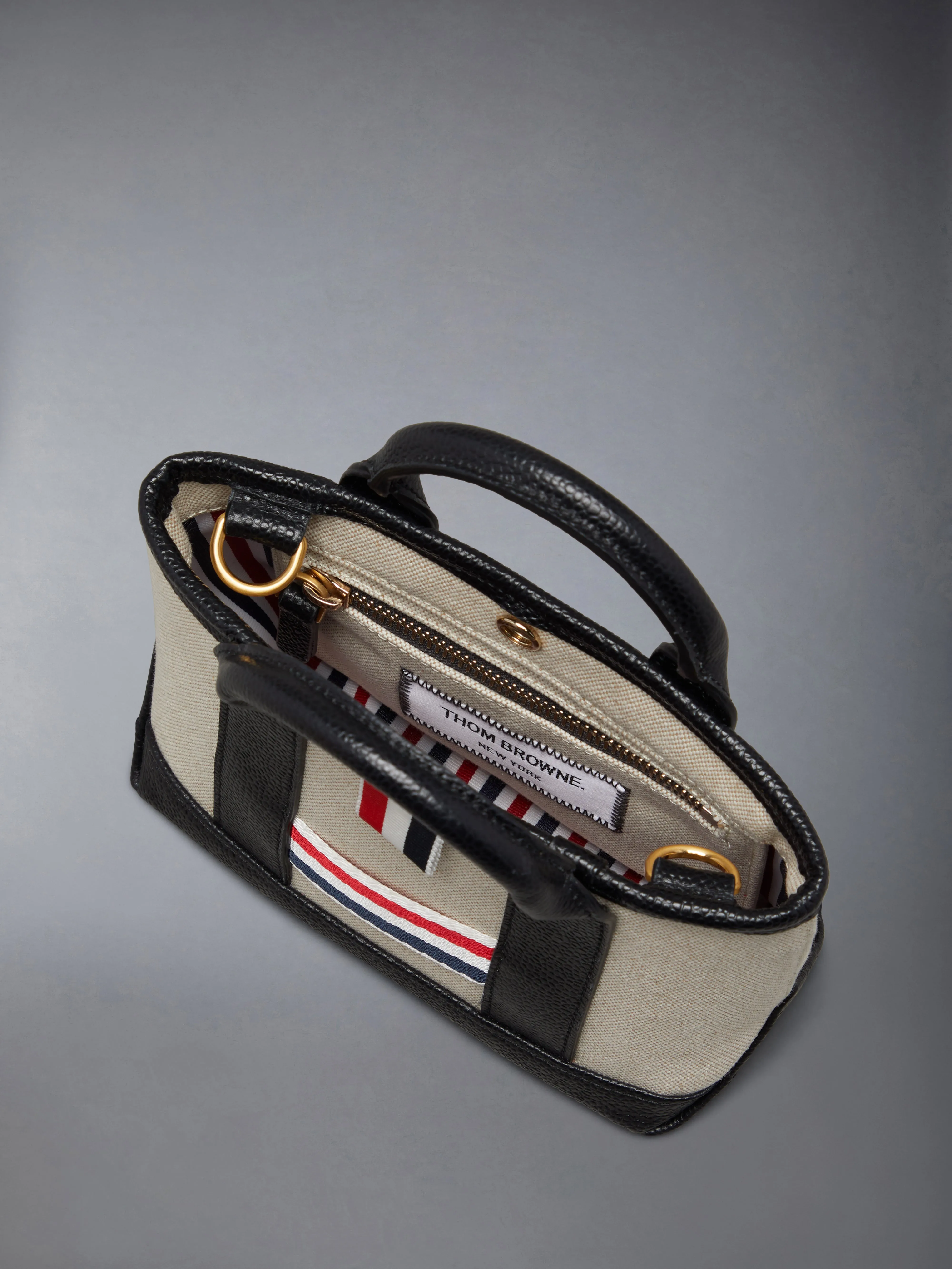 COTTON CANVAS MICRO TOOL TOTE sold by Thom Browne product image thumbnail 5