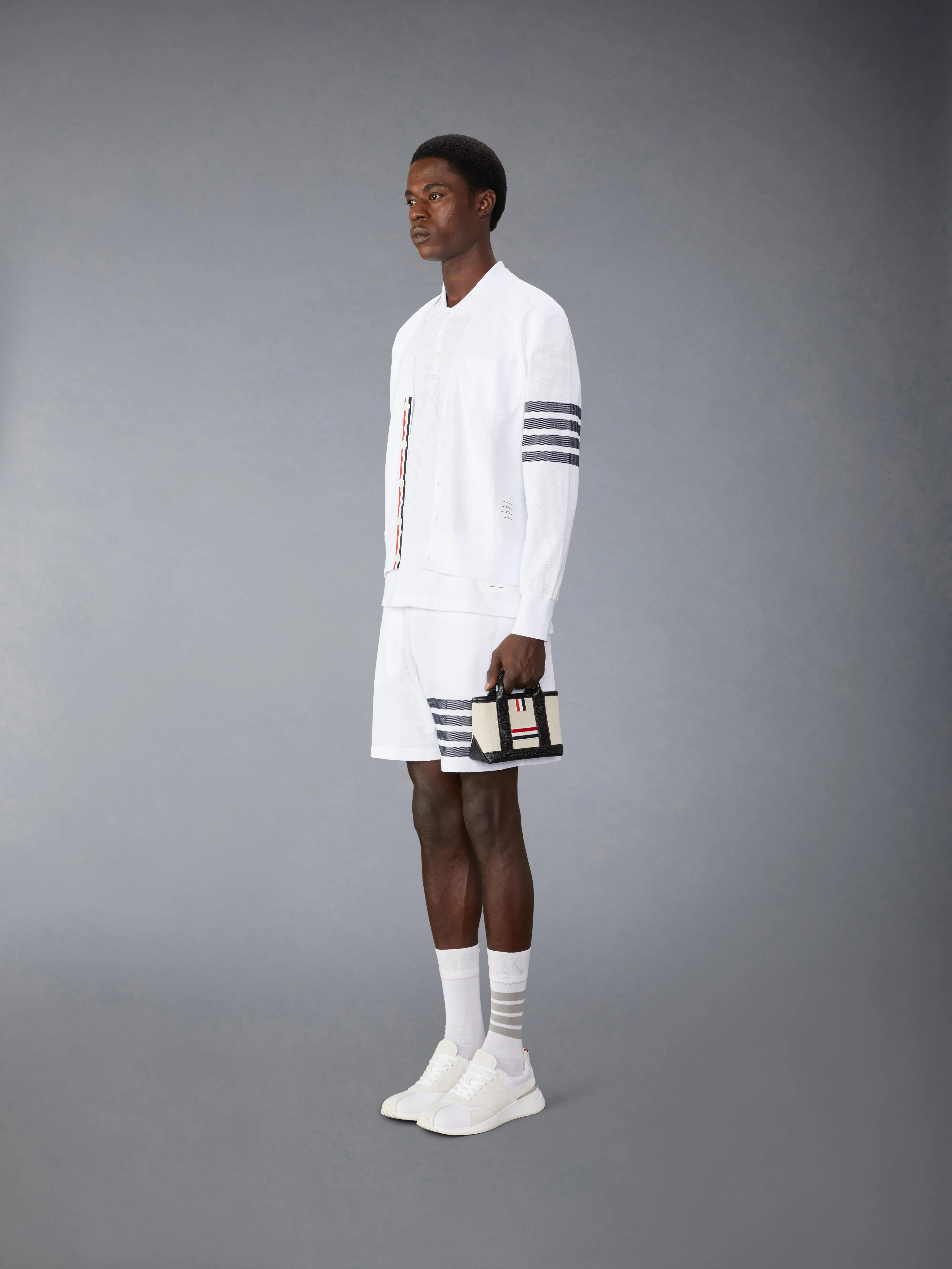 COTTON CANVAS MICRO TOOL TOTE sold by Thom Browne product image thumbnail 4