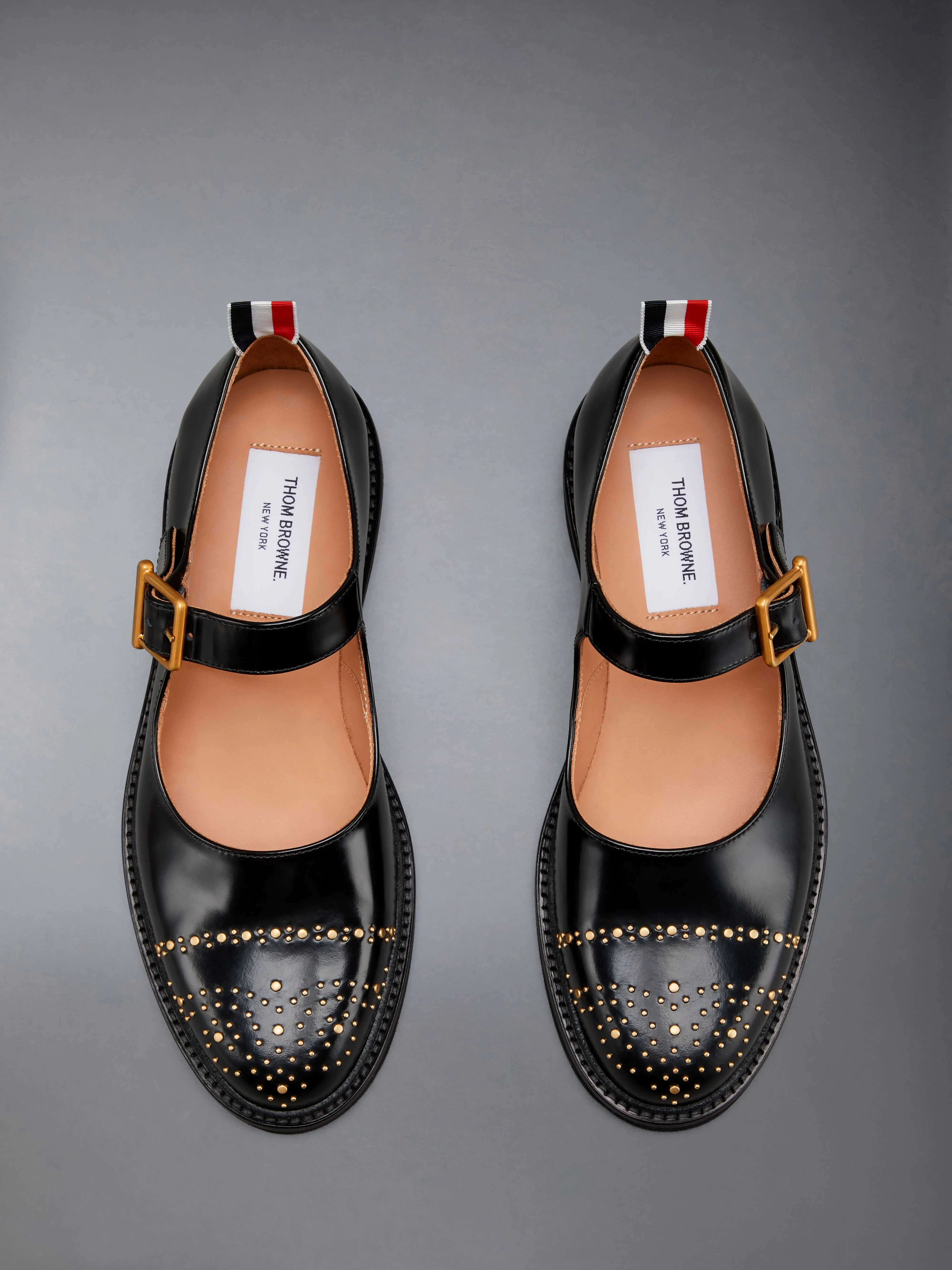 SOFT SPAZZOLATO LEATHER STUD THOM JOHN sold by Thom Browne product image thumbnail 5