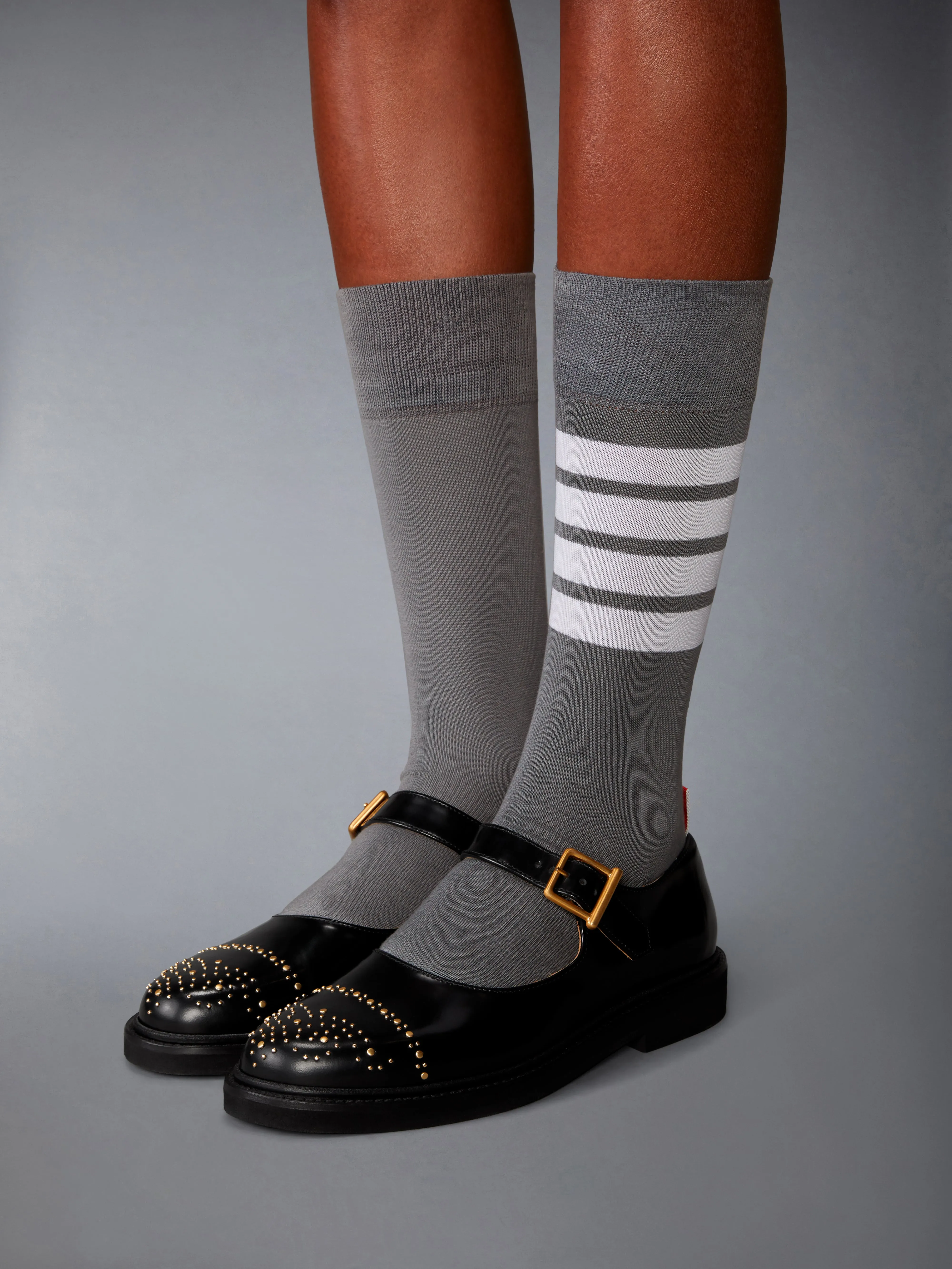 SOFT SPAZZOLATO LEATHER STUD THOM JOHN sold by Thom Browne product image thumbnail 4