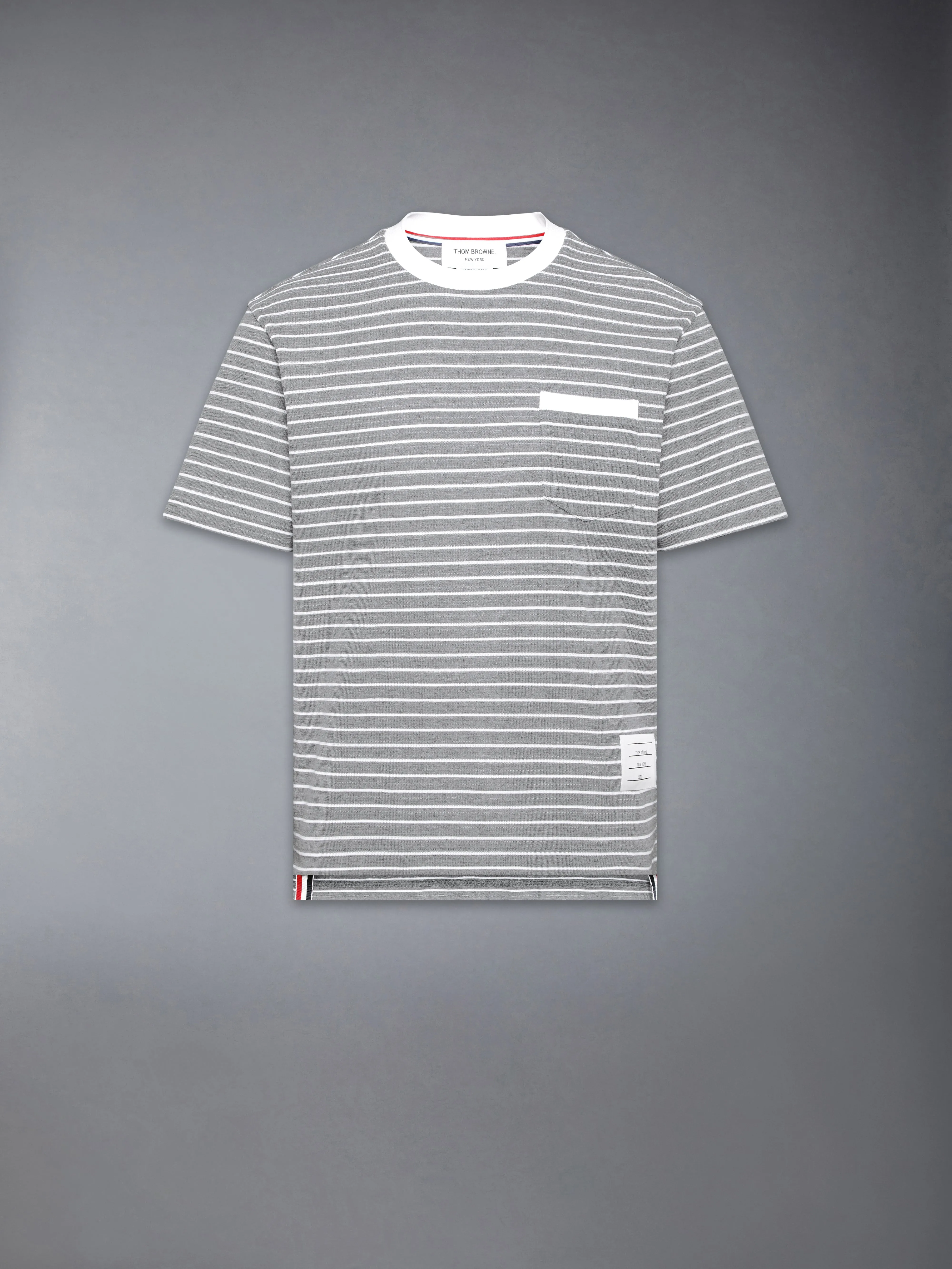MILANO SHORT SLEEVE POCKET TEE sold by Thom Browne product image thumbnail 5