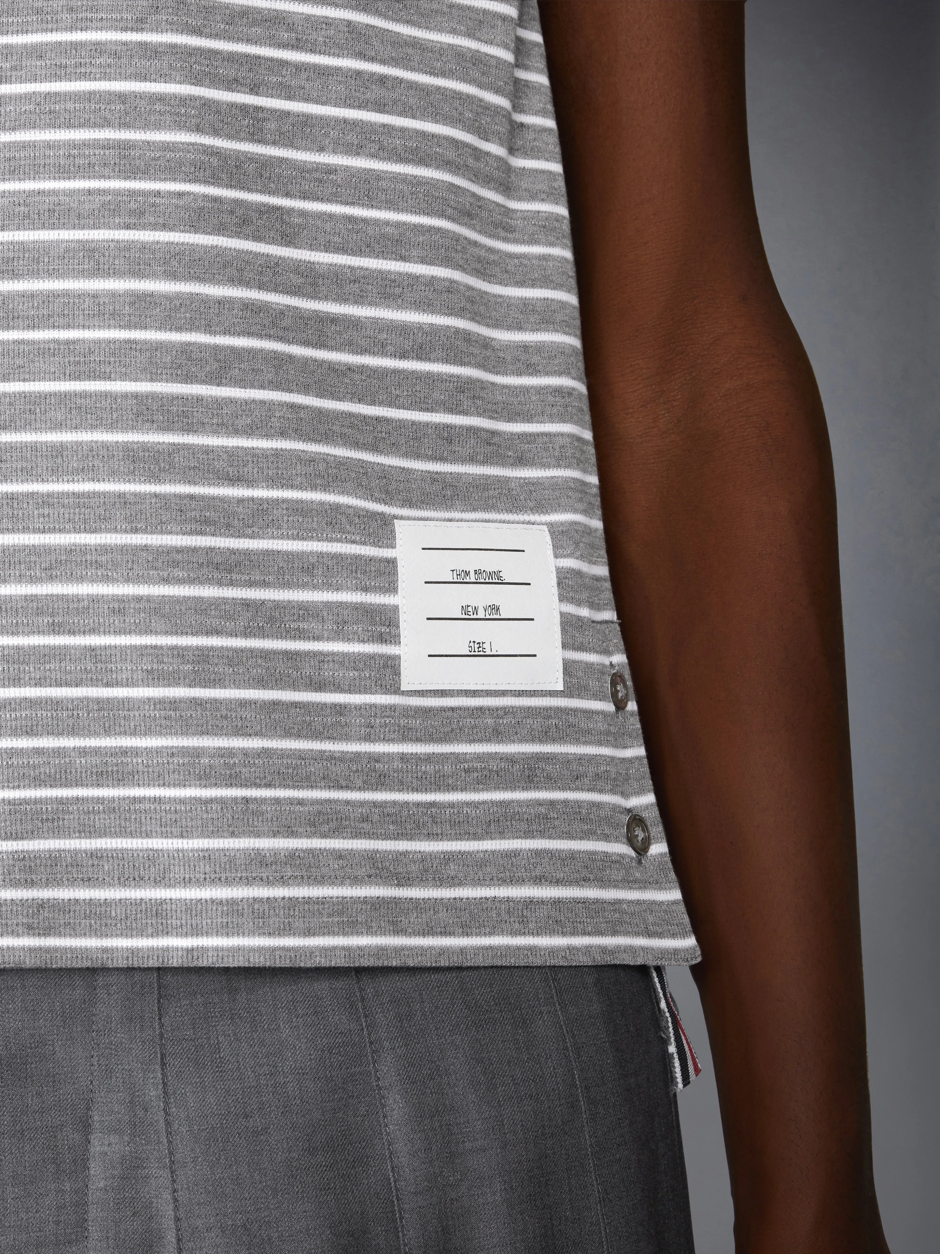 MILANO SHORT SLEEVE POCKET TEE sold by Thom Browne product image thumbnail 3