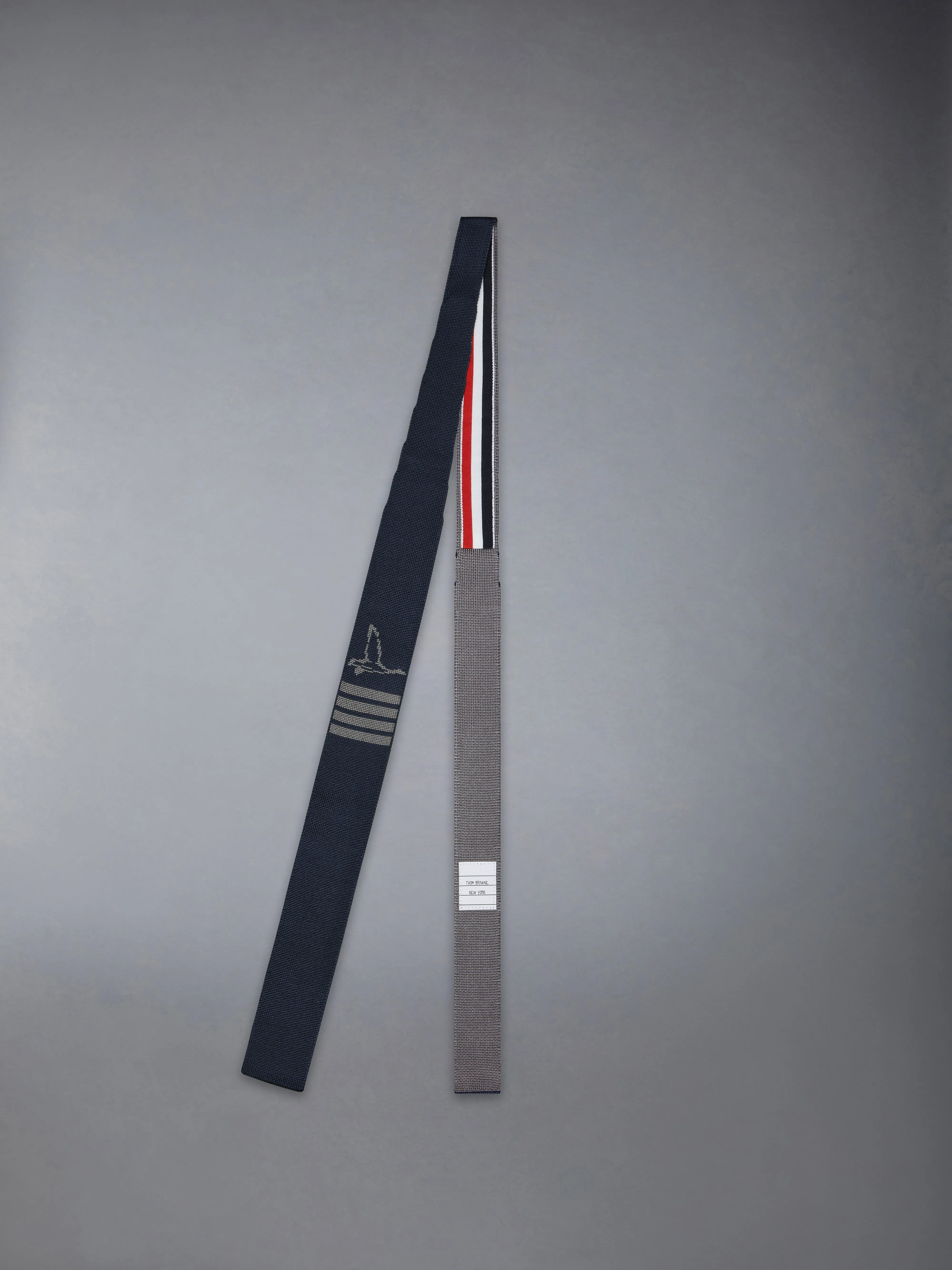 GEESE ICON JACQUARD 4-BAR SILK KNIT TIE sold by Thom Browne product image thumbnail 2