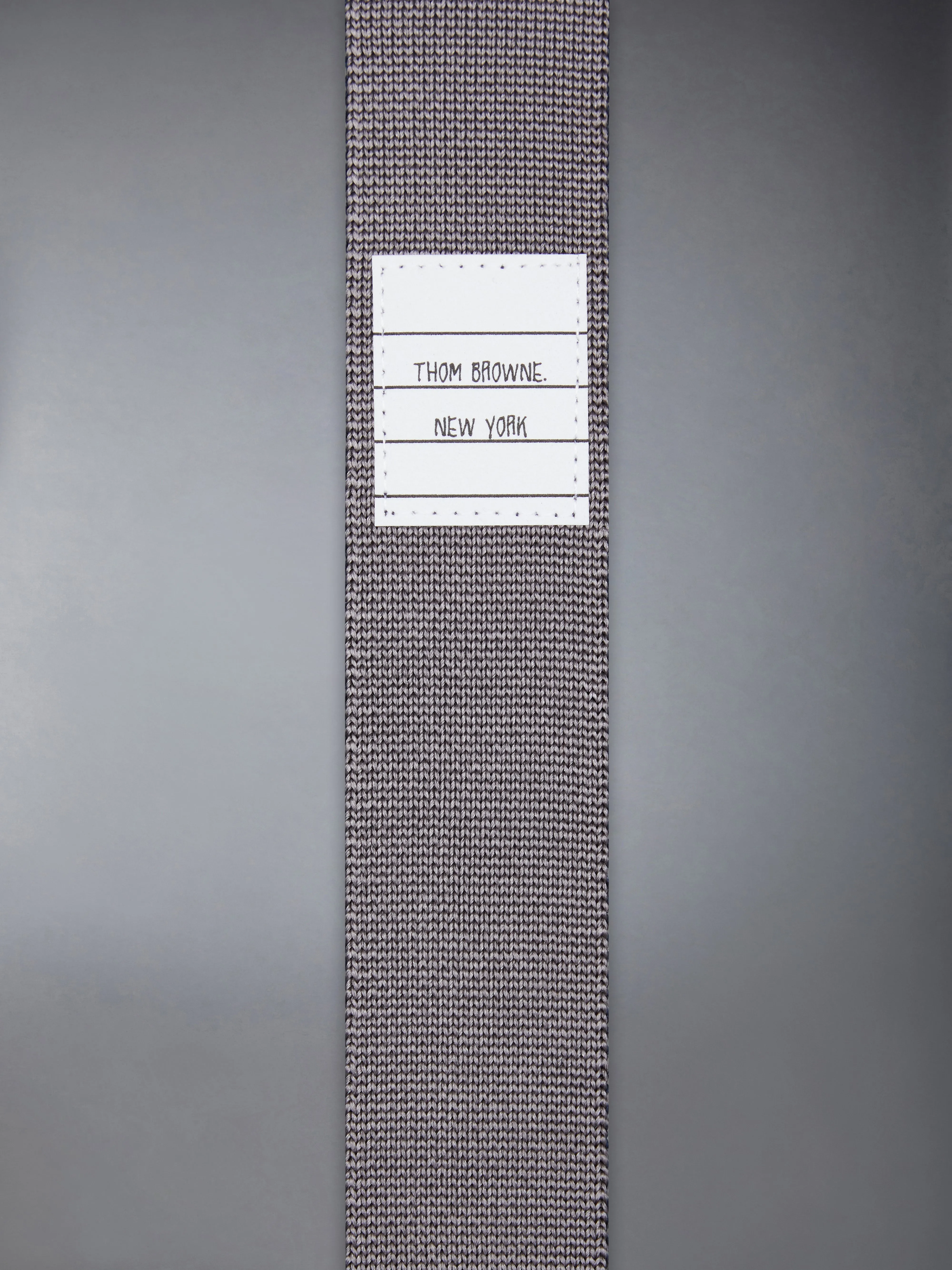 GEESE ICON JACQUARD 4-BAR SILK KNIT TIE sold by Thom Browne product image thumbnail 3
