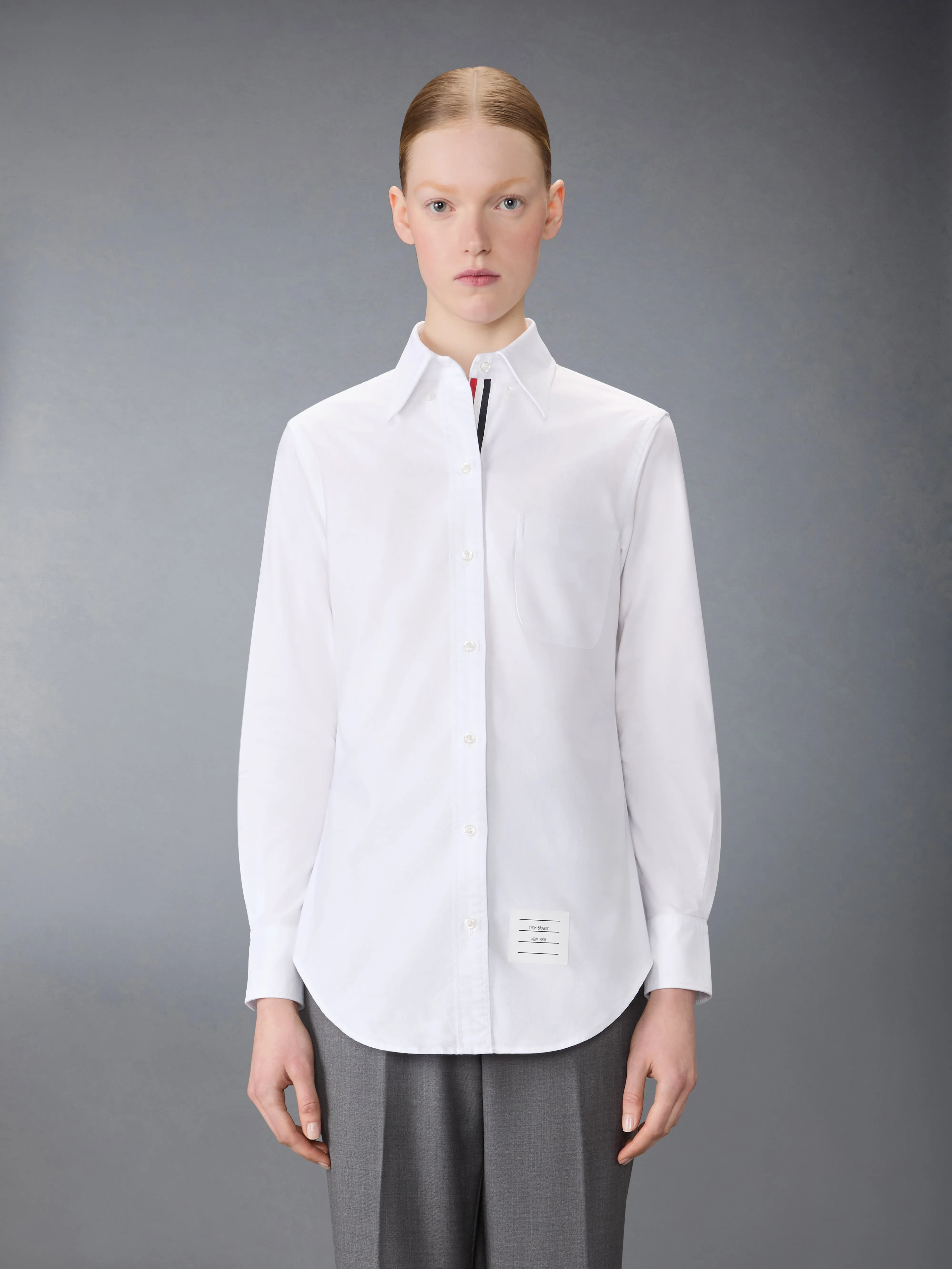 OXFORD GROSGRAIN PLACKET CLASSIC SHIRT sold by Thom Browne product image thumbnail 2