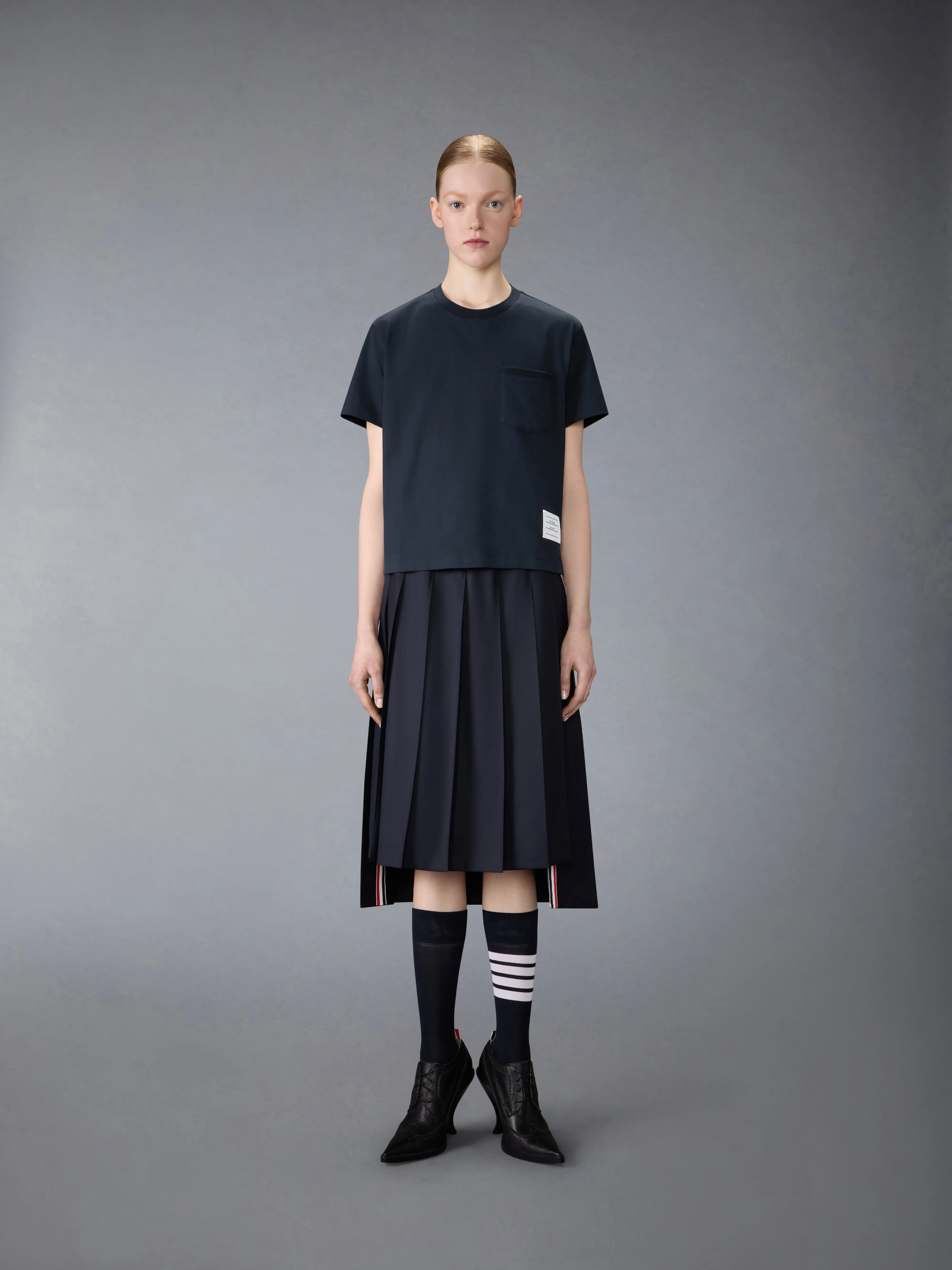 JERSEY BOXY POCKET TEE sold by Thom Browne product image thumbnail 2