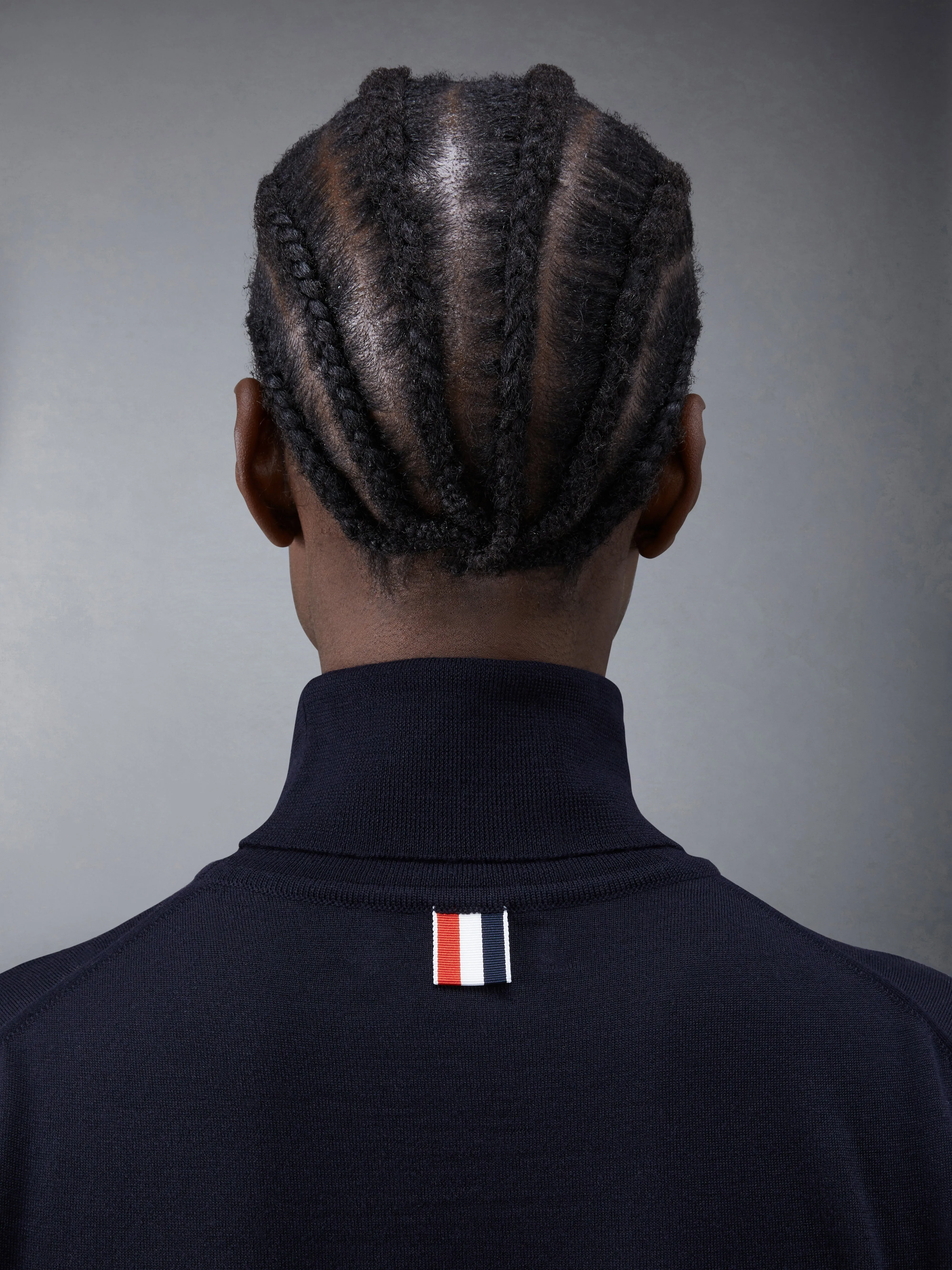 FINE MERINO WOOL 4-BAR TURTLENECK sold by Thom Browne product image thumbnail 4