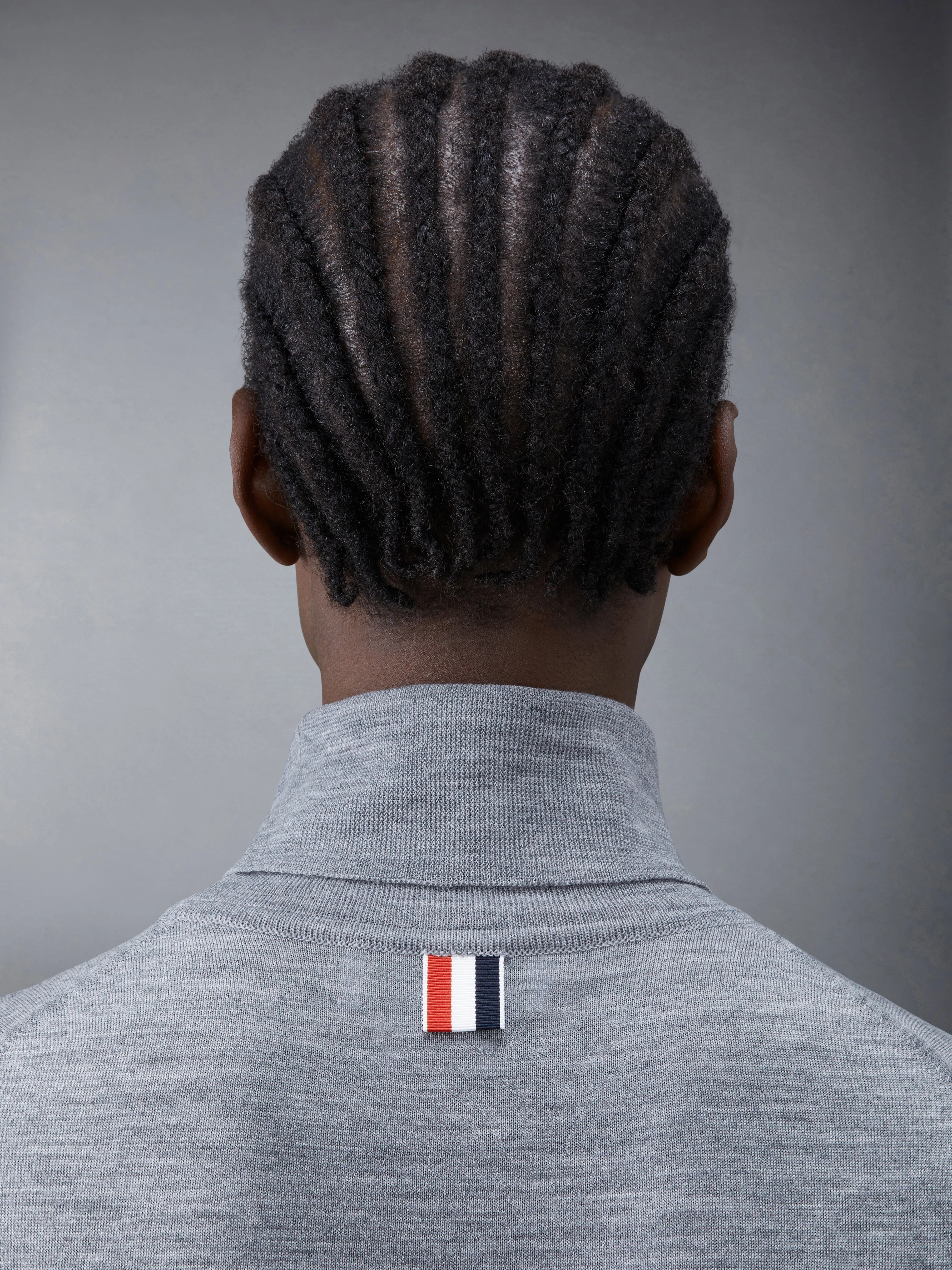 FINE MERINO WOOL 4-BAR TURTLENECK sold by Thom Browne product image thumbnail 4