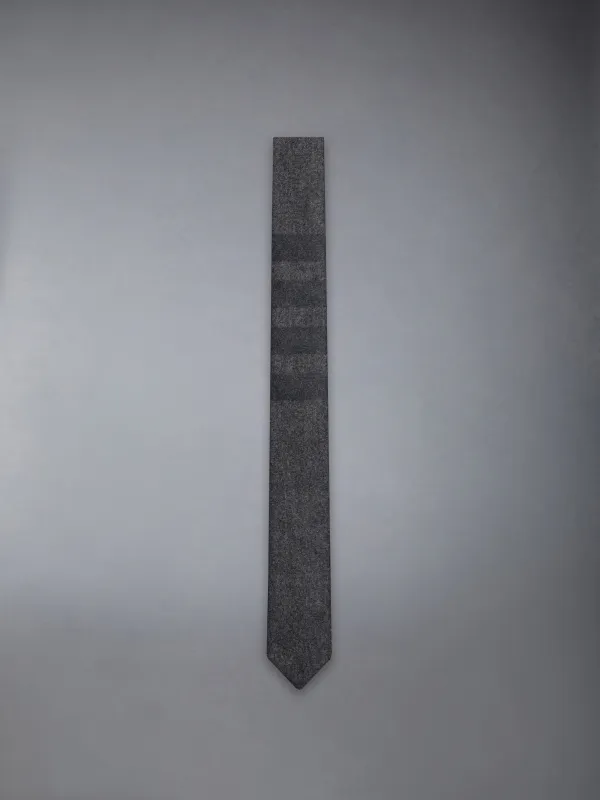 FLANNEL 4-BAR TIE sold by Thom Browne