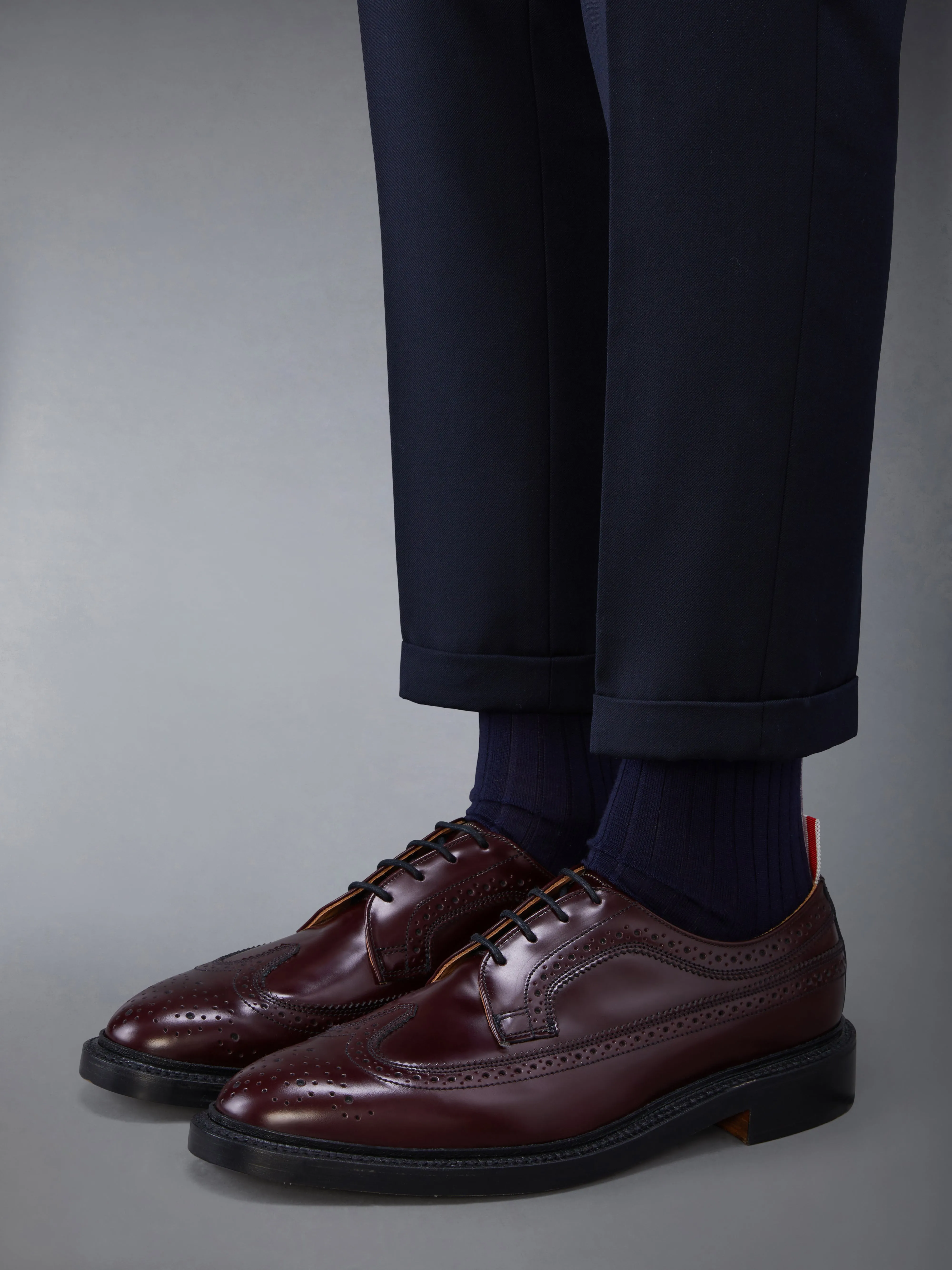 POLISHED LEATHER LONGWING BROGUES sold by Thom Browne product image thumbnail 4