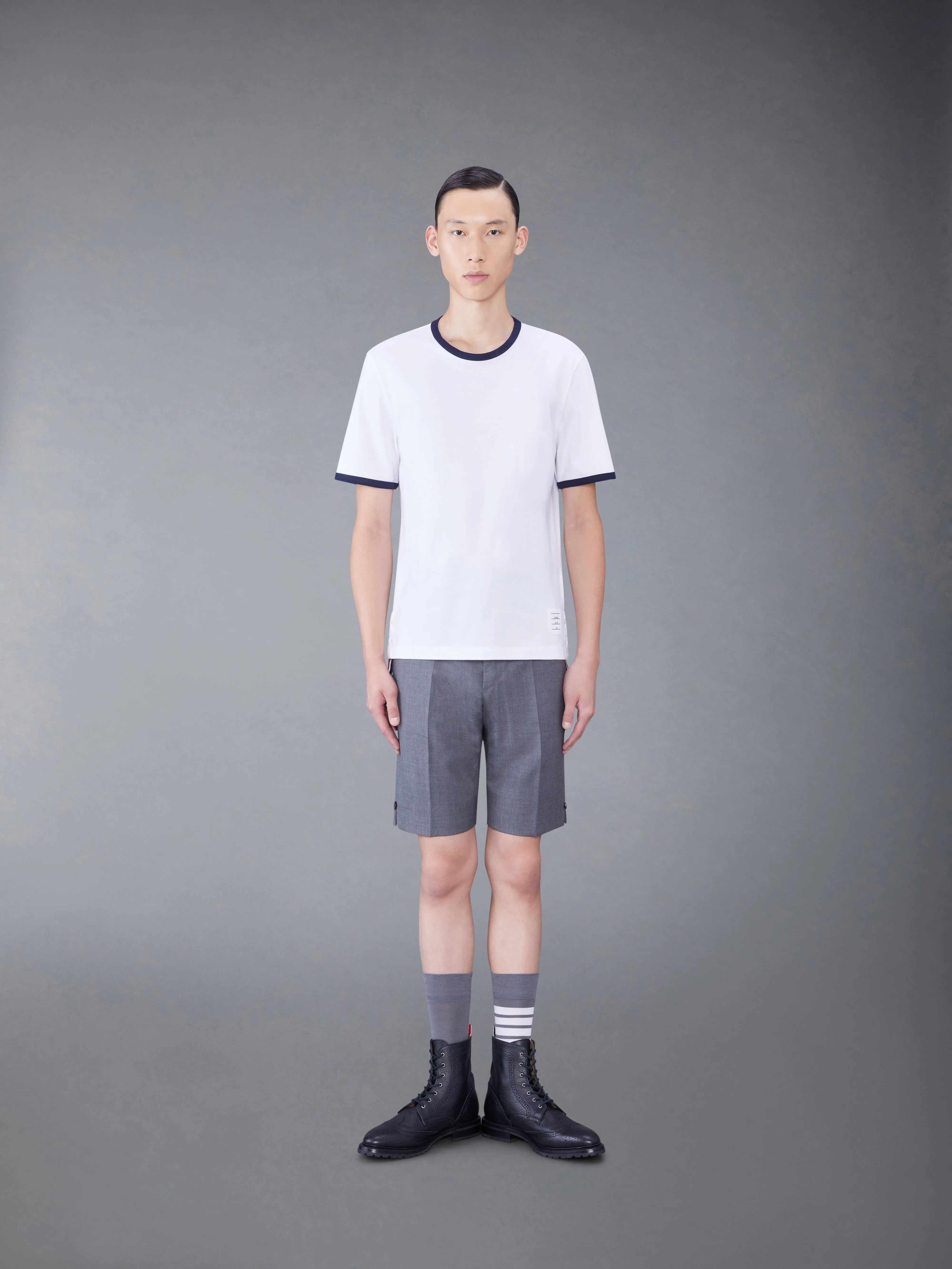 JERSEY RINGER TEE sold by Thom Browne product image thumbnail 3