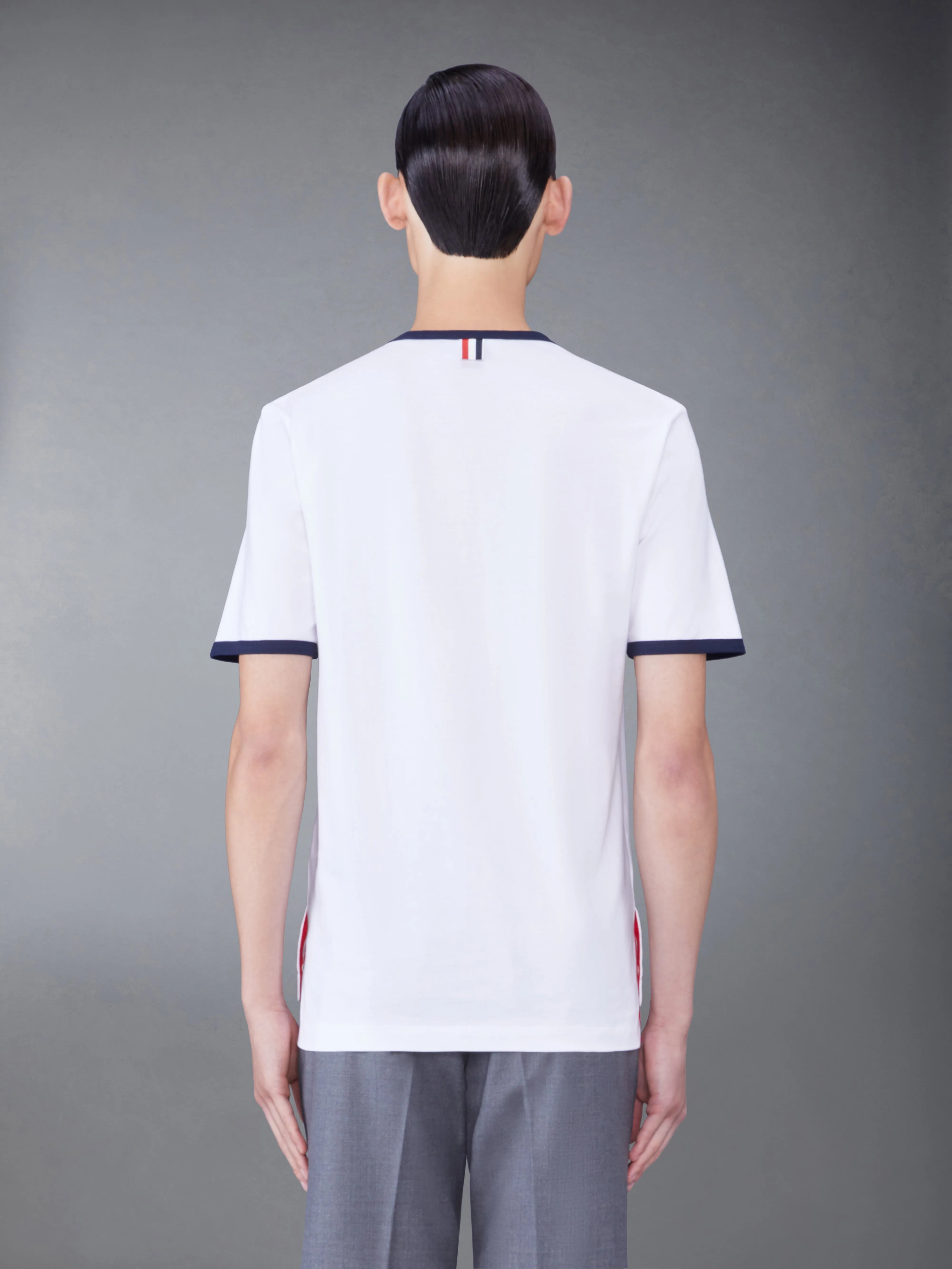JERSEY RINGER TEE sold by Thom Browne product image thumbnail 2