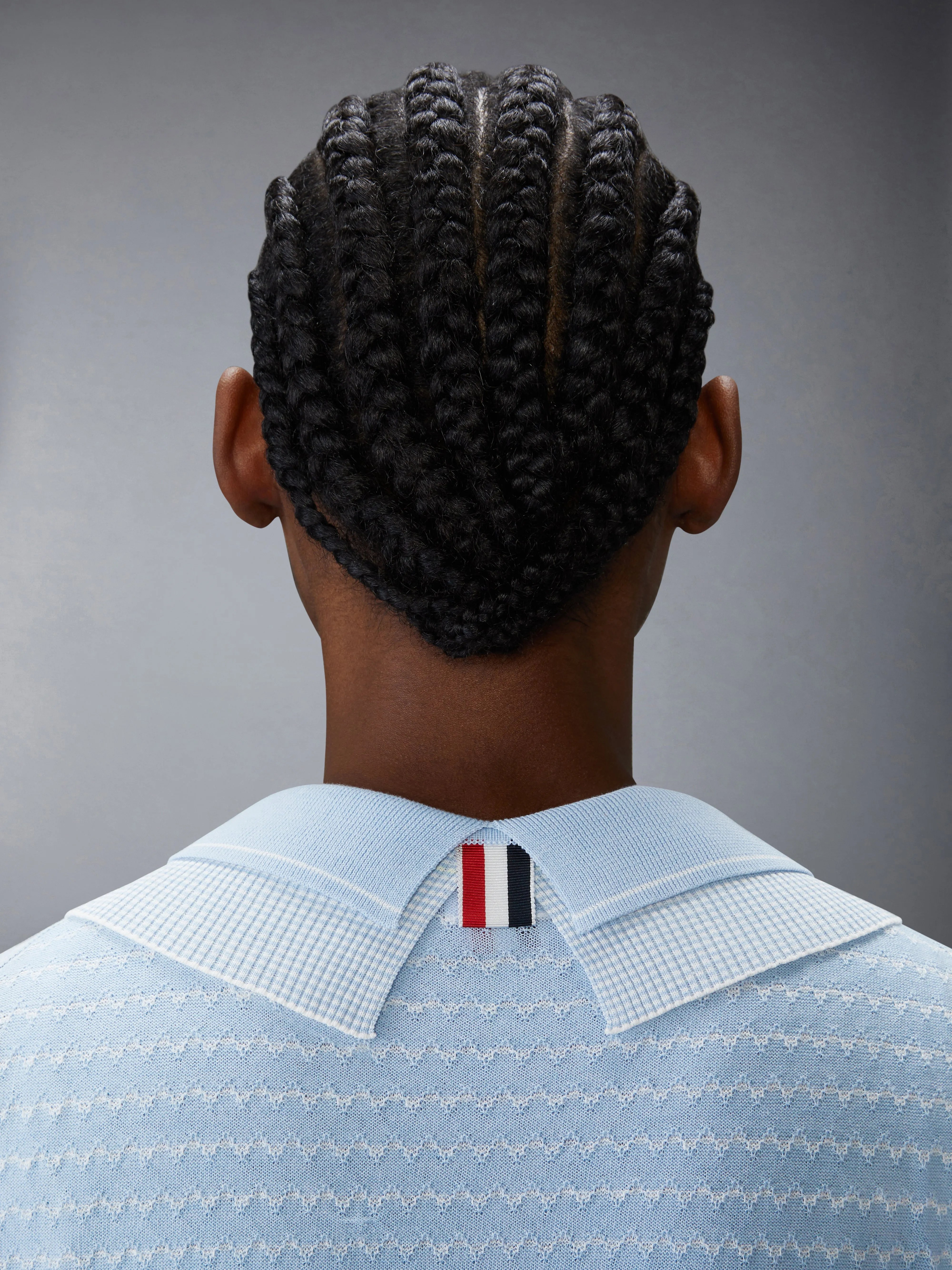 STRIPED TUCK STITCH SHORT SLEEVE CARDIGAN sold by Thom Browne product image thumbnail 5