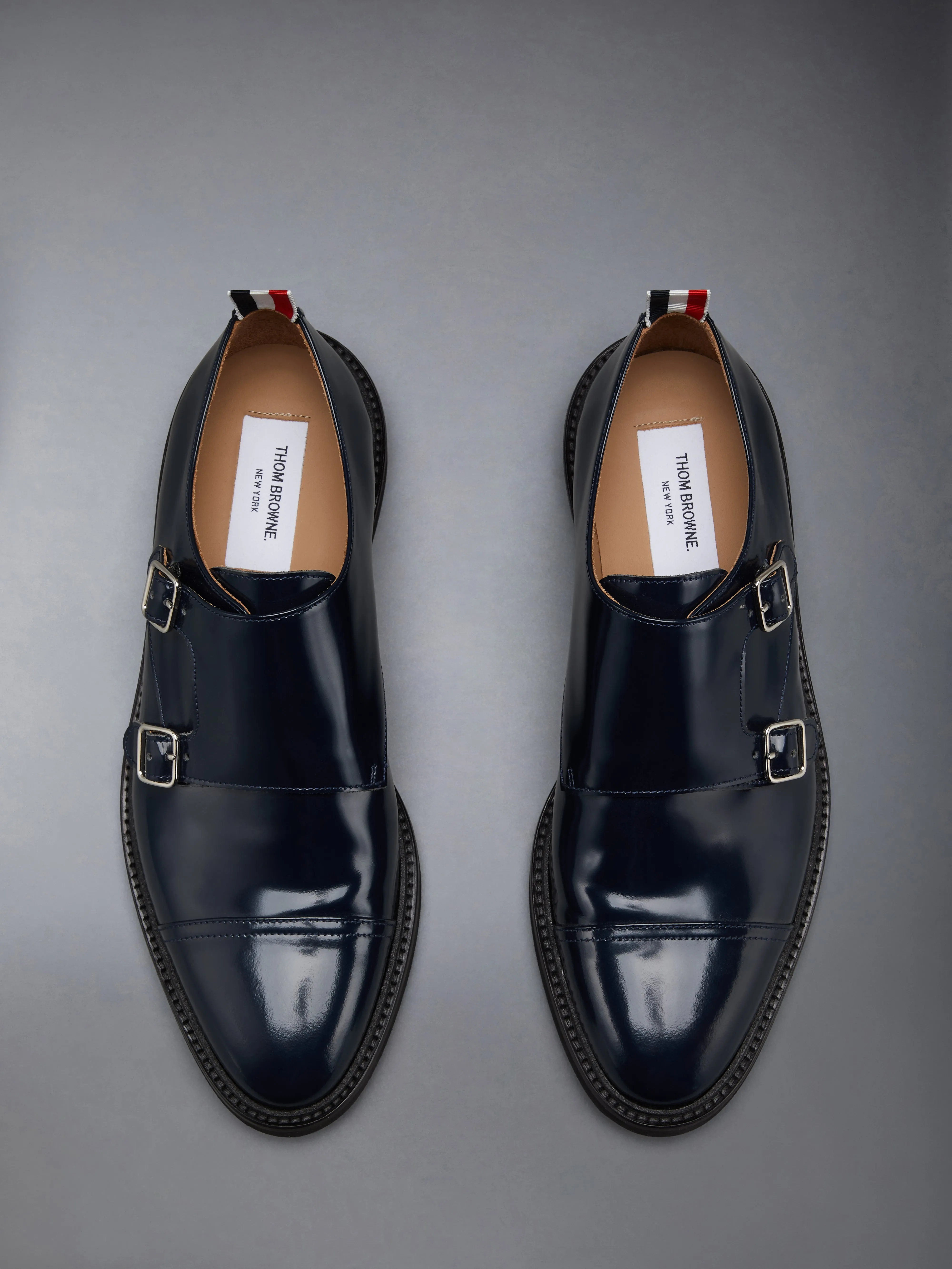 SOFT SPAZZOLATO OXFORD DOUBLE MONKSTRAP SHOE sold by Thom Browne product image thumbnail 5