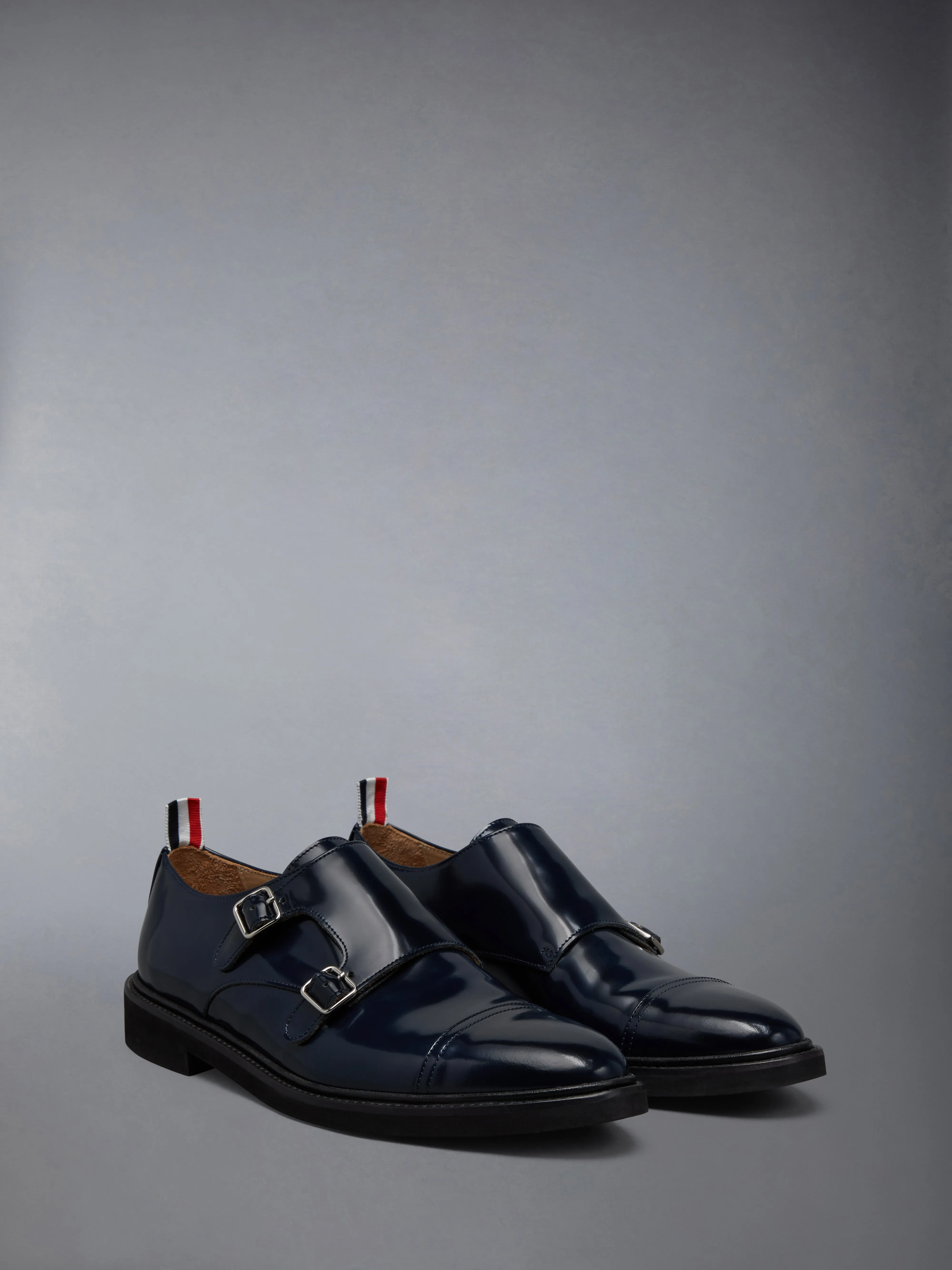 SOFT SPAZZOLATO OXFORD DOUBLE MONKSTRAP SHOE sold by Thom Browne product image thumbnail 2